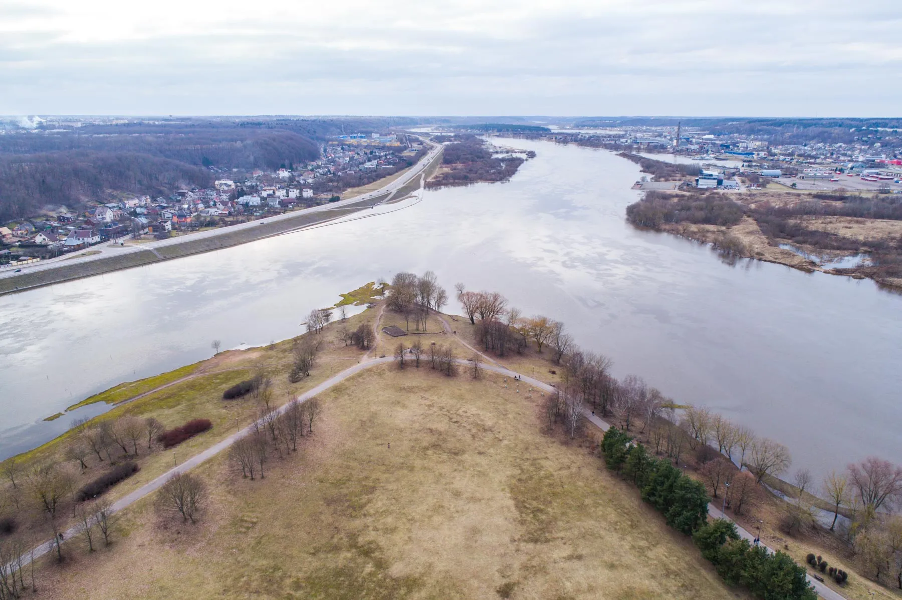 Potvynis Neries ir Nemuno santakoje