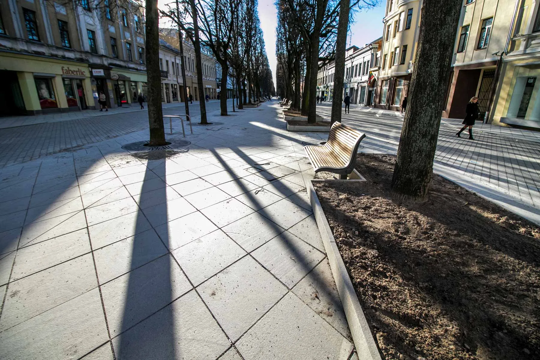 Baigiama rekonstruoti Laisvės alėjos dalis