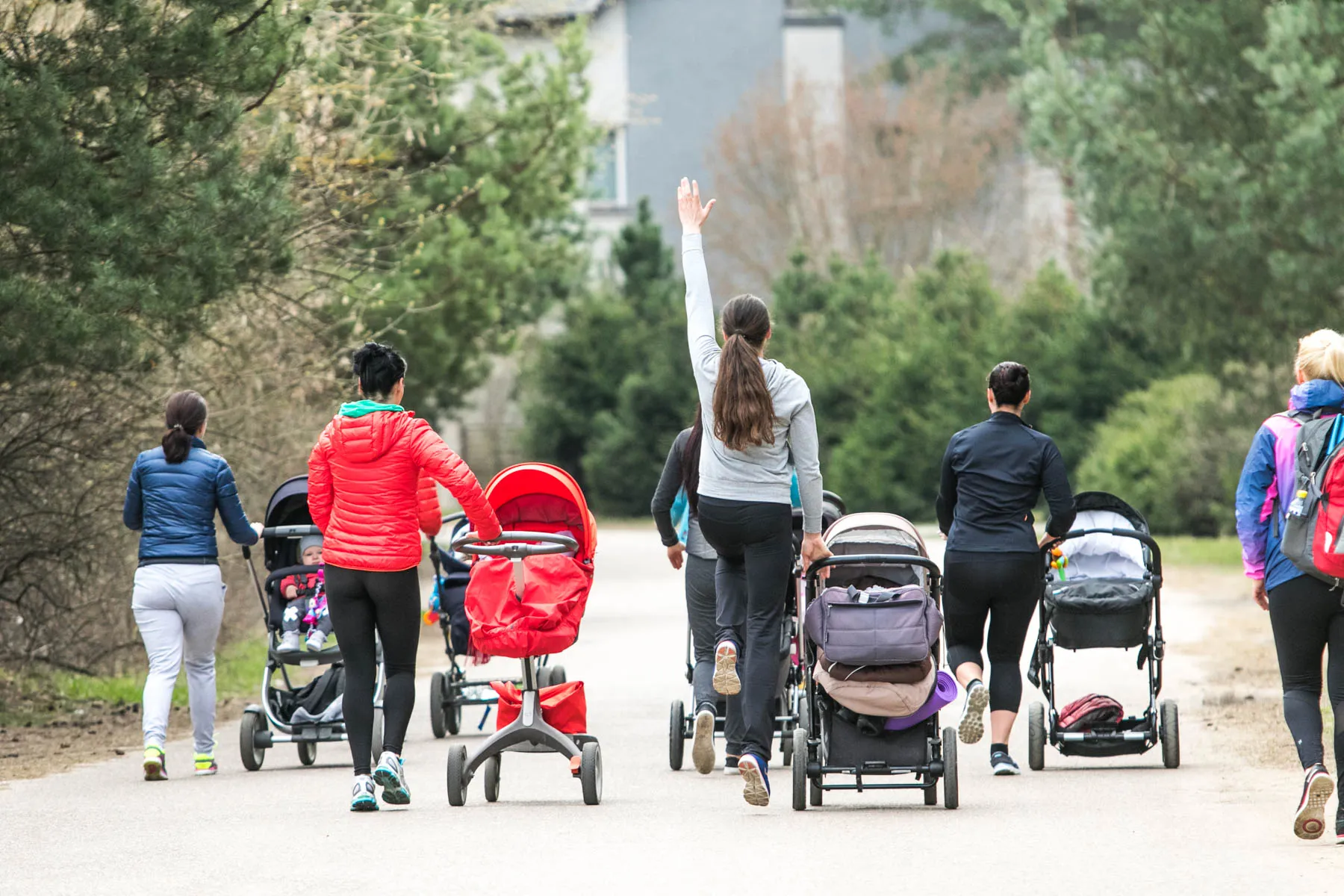 Sportuojančios mamos