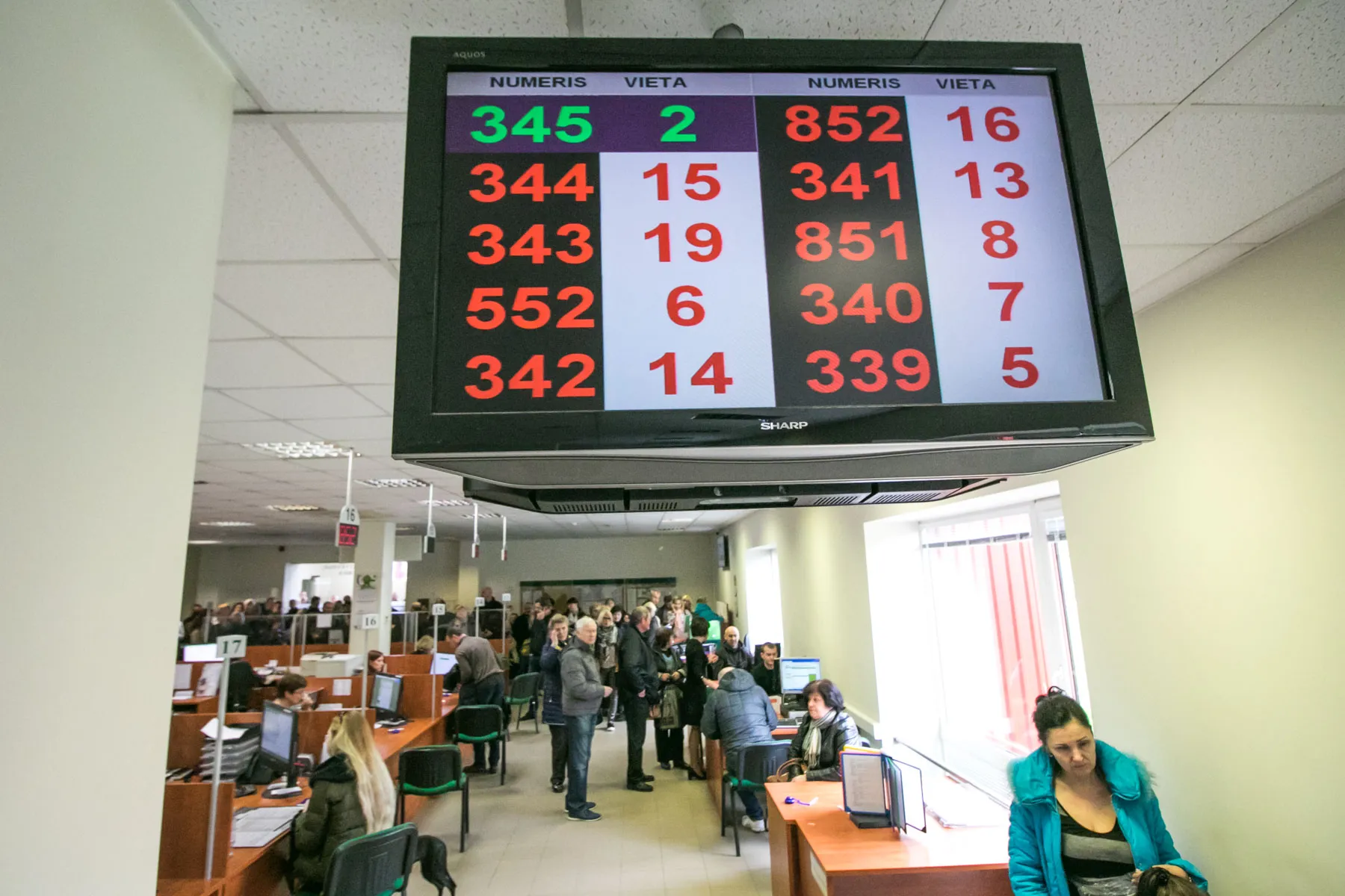 Žmonių eilės VMI. Mokėsčiai