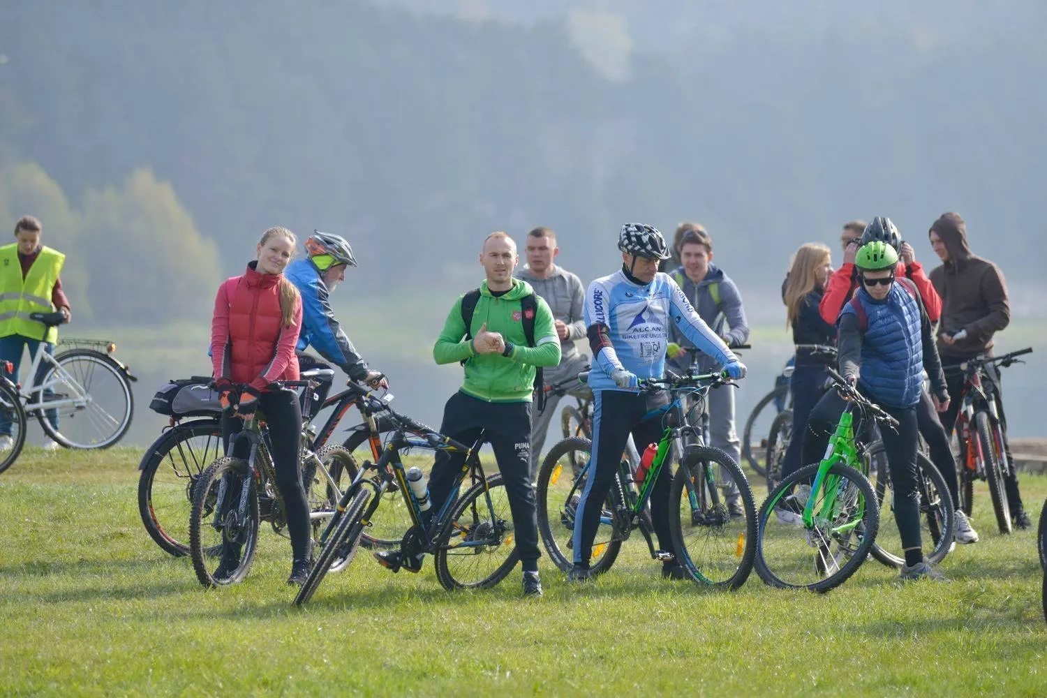 Sveikatingumo savaitgalis Birštone. Dviratininkai