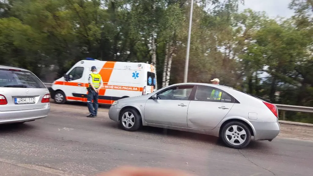 Partrenktas dviratininkas