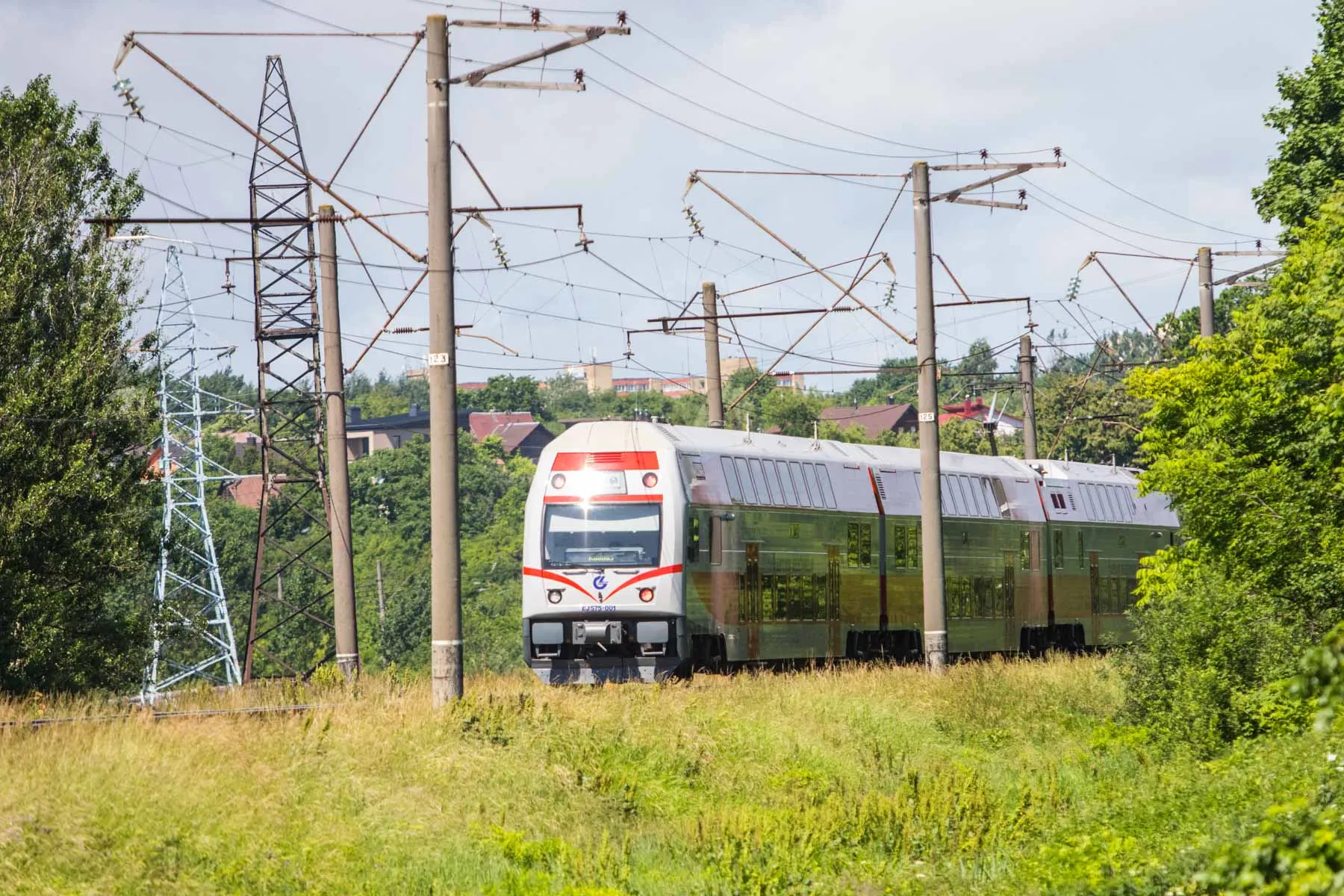 Nelaimė geležinkelyje, traukinys