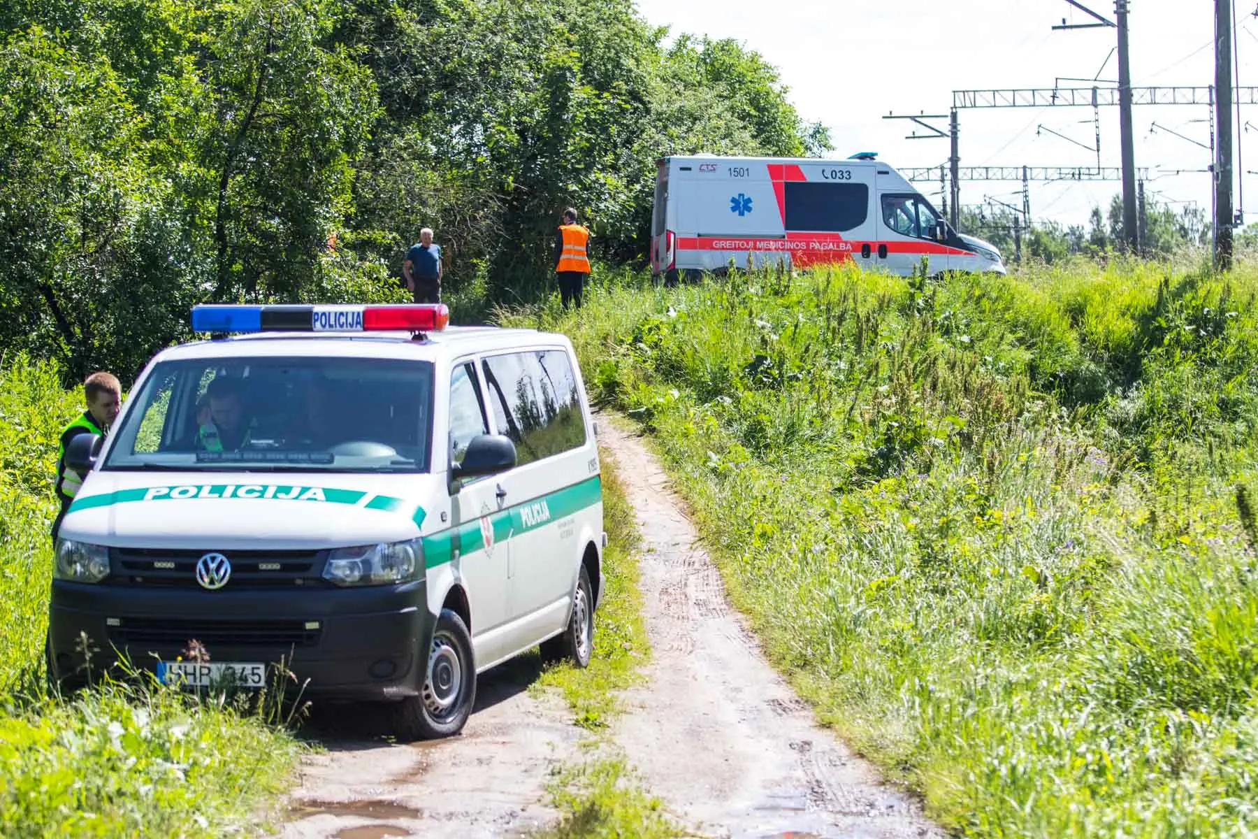 Nelaimė geležinkelyje, traukinys