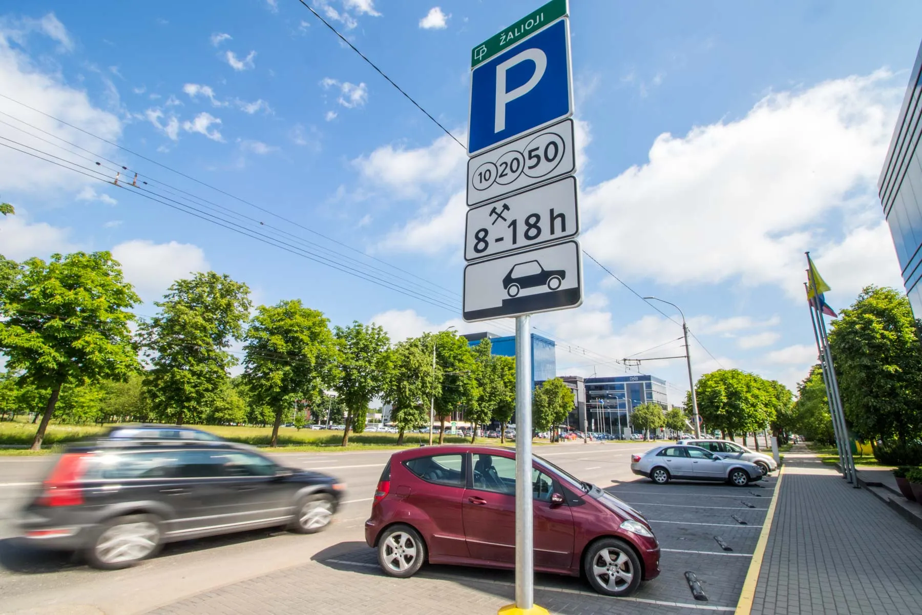 Parkavimas Savanorių pr.