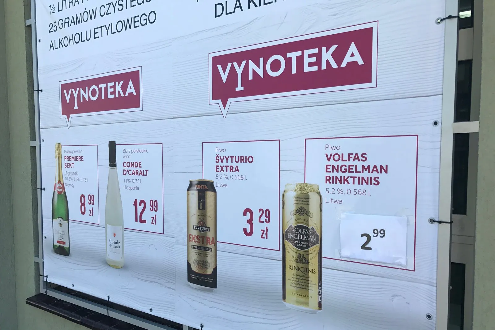 Kaunietiško alaus kaina Lenkijoje