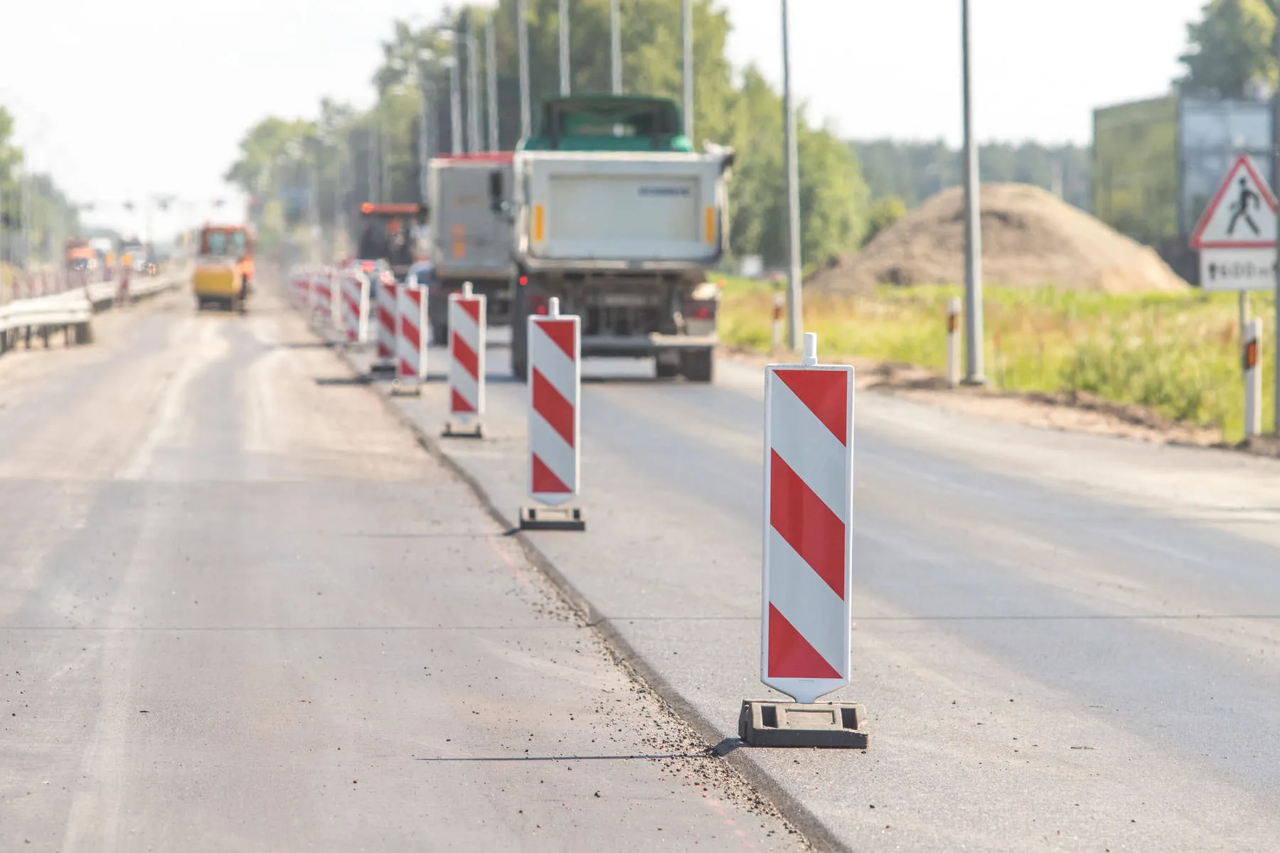 Kelio remonto darbai prie Karmėlavos