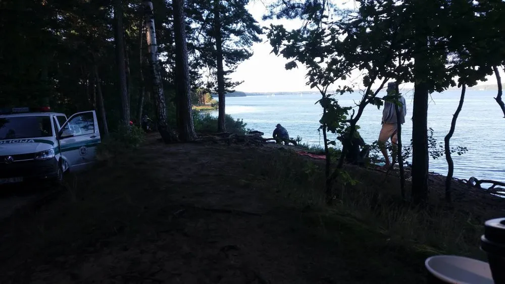 Sujudimas prie Jachtklubo