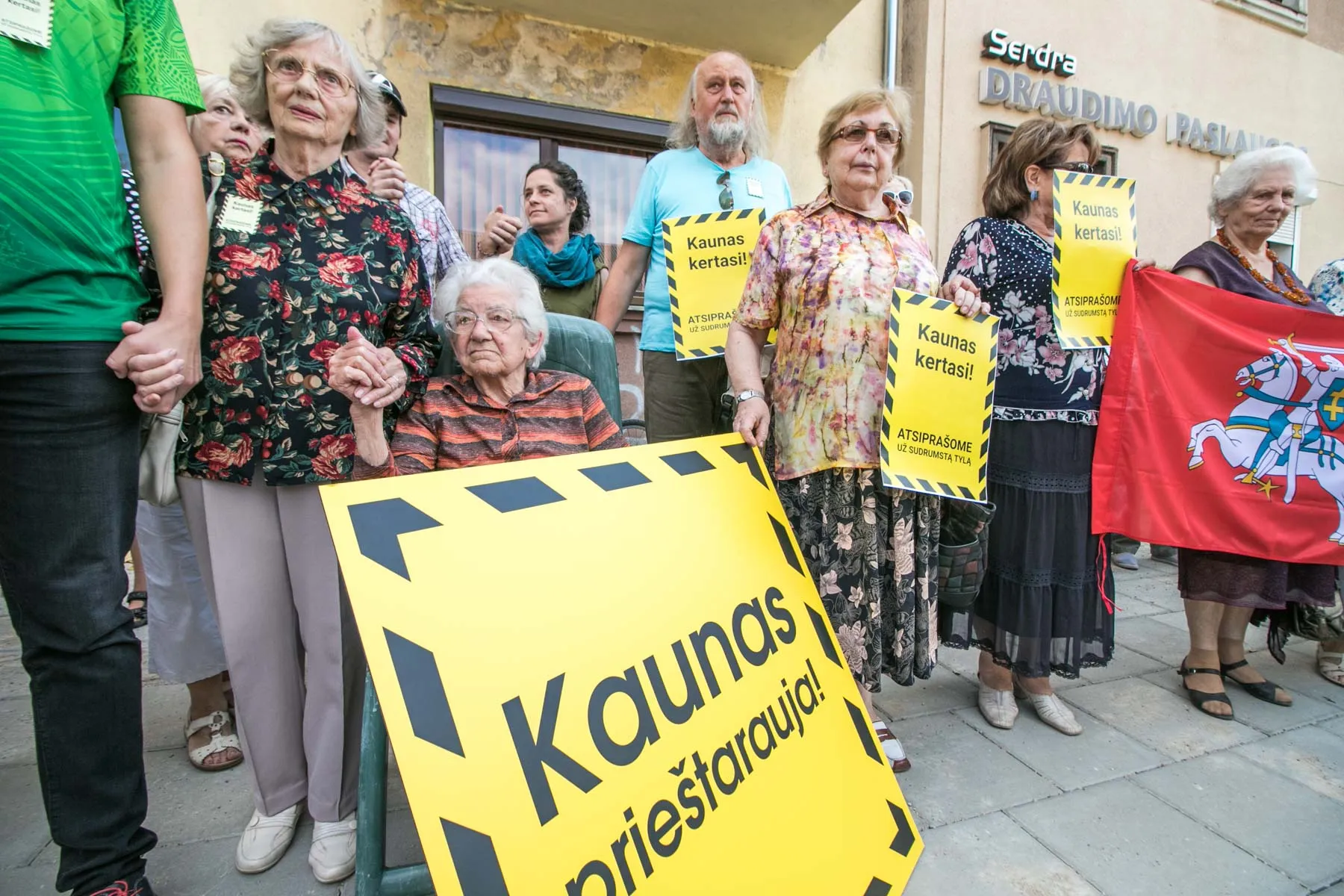 Protesto akcija prieš kertamus medžius