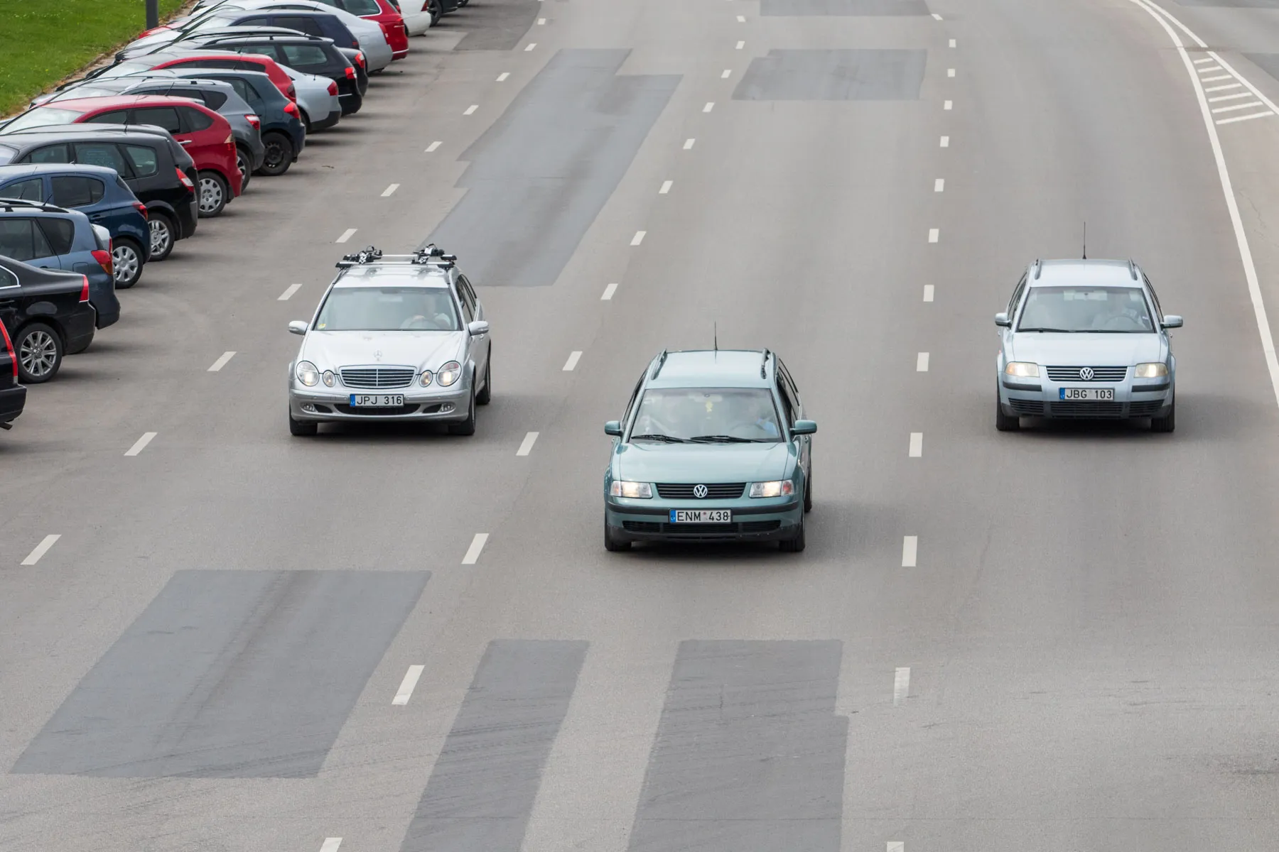 Policijos reidas Karaliaus Mindaugo prospekte