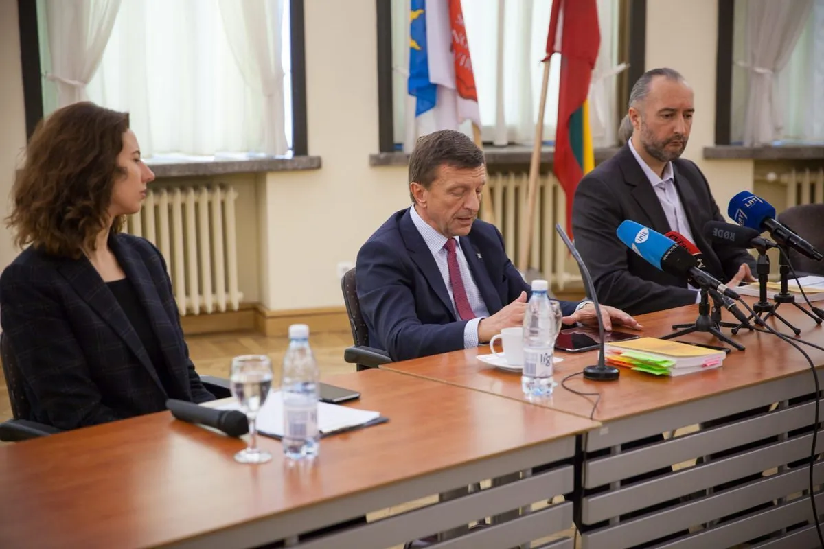 P. Baršausko spaudos konferencija