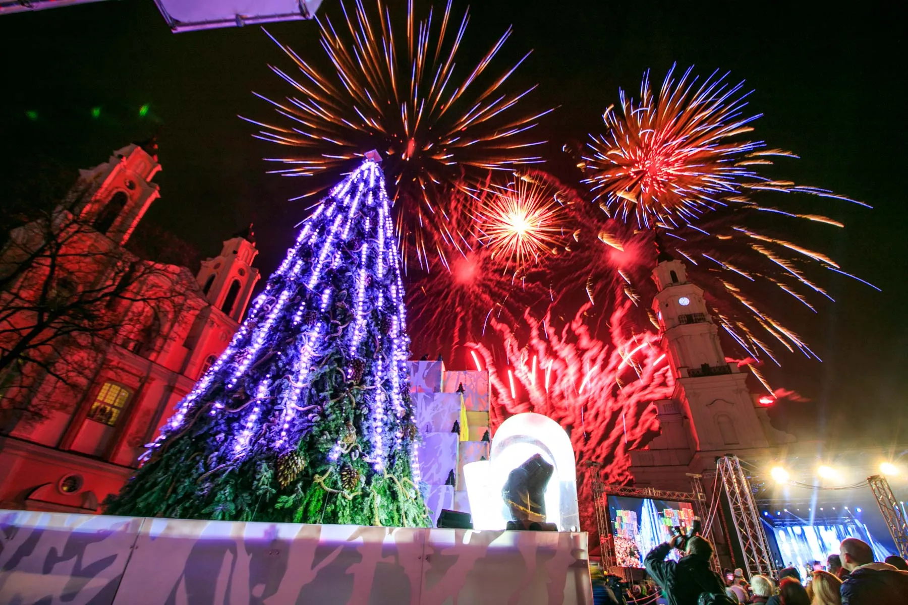 Kauno miesto eglutė 2017 metais