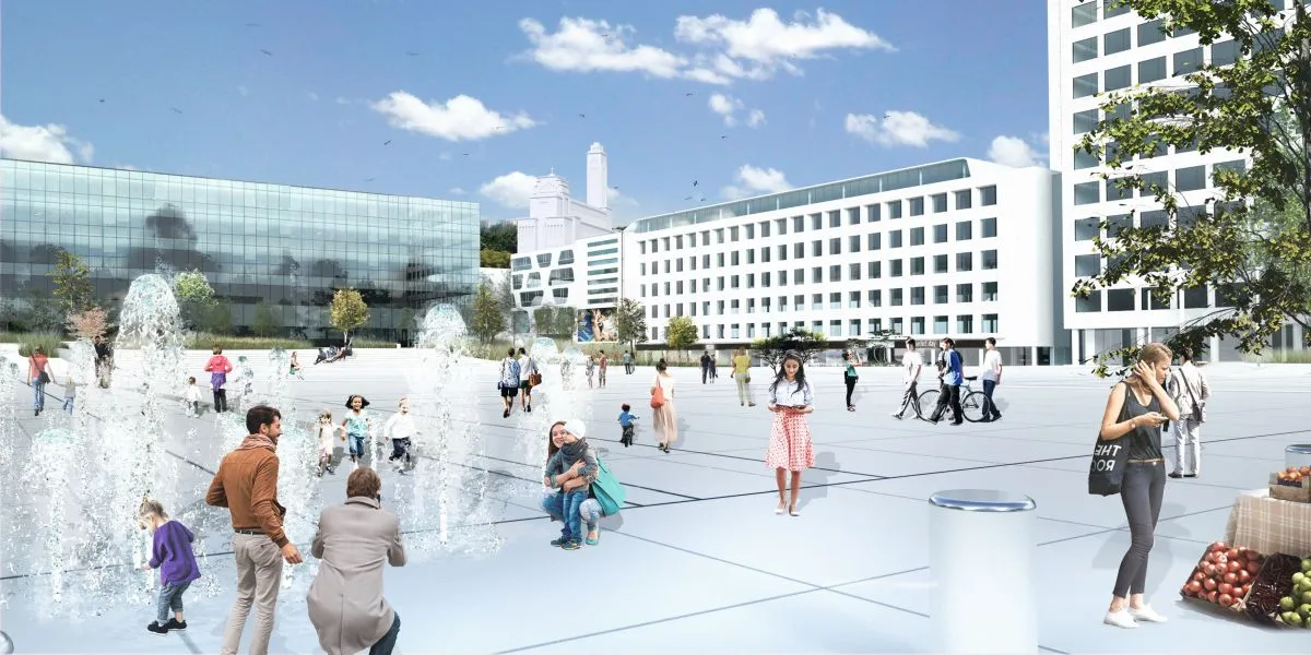 Rekonstruota Vienybės aikštė