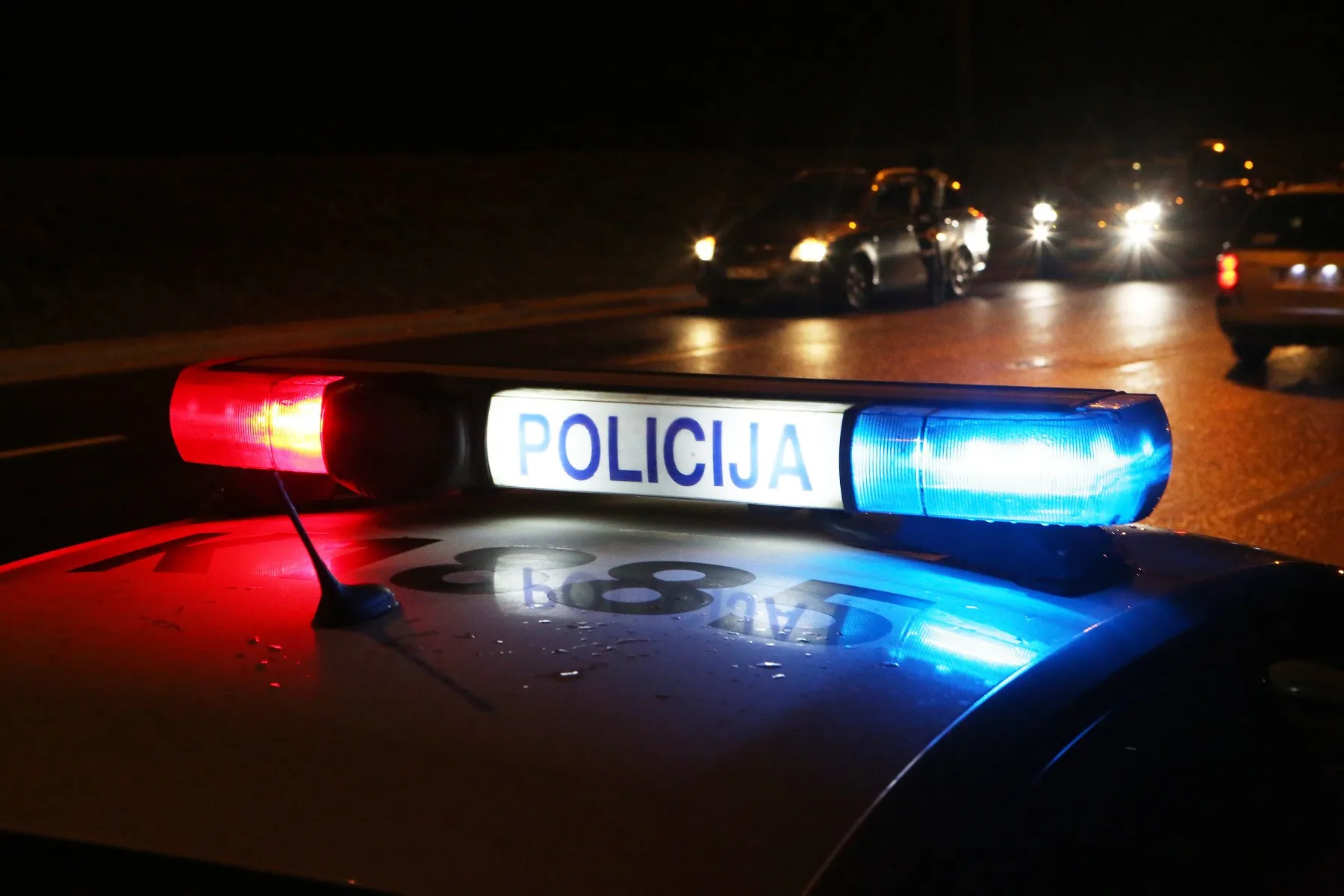 Vakarinis policijos reidas Petrašiūnuose