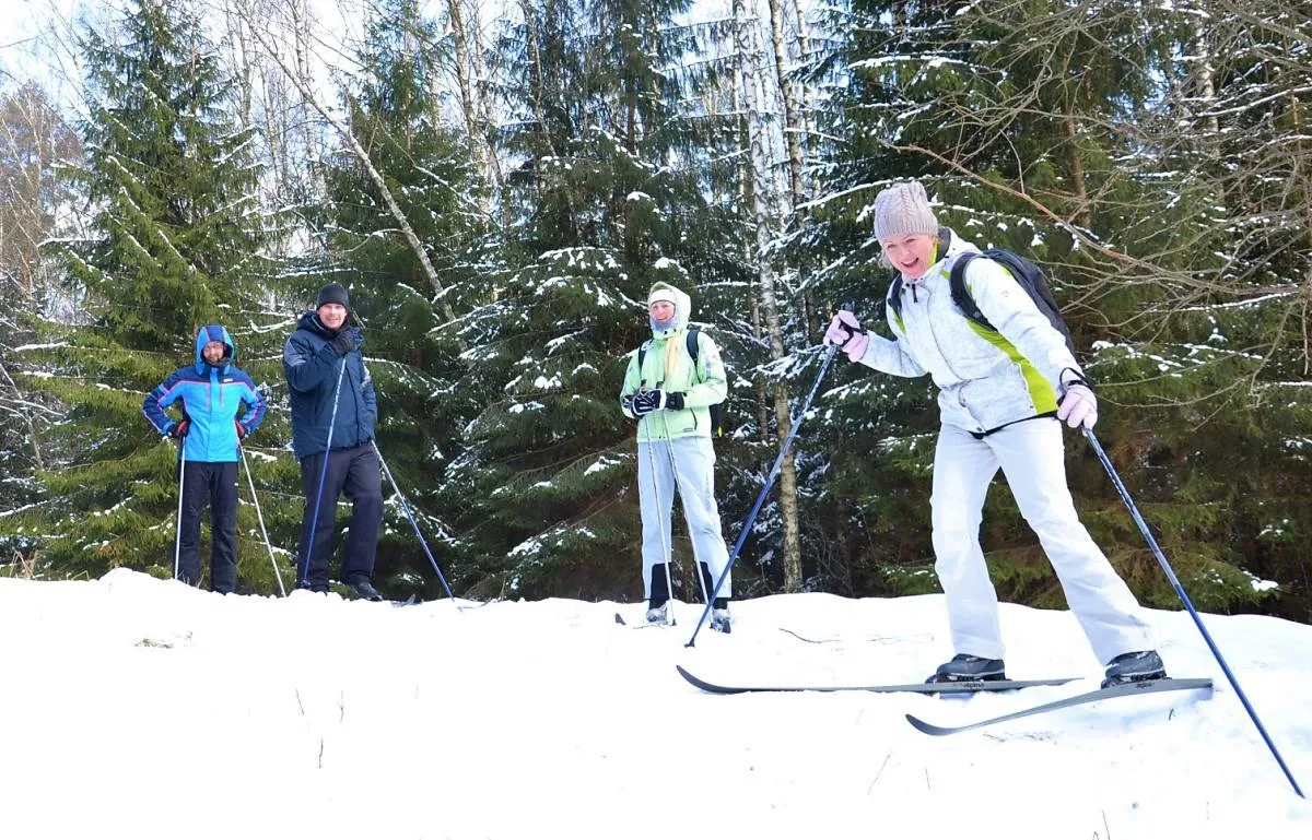 Lygumų slidžių žygis Kleboniškio miške