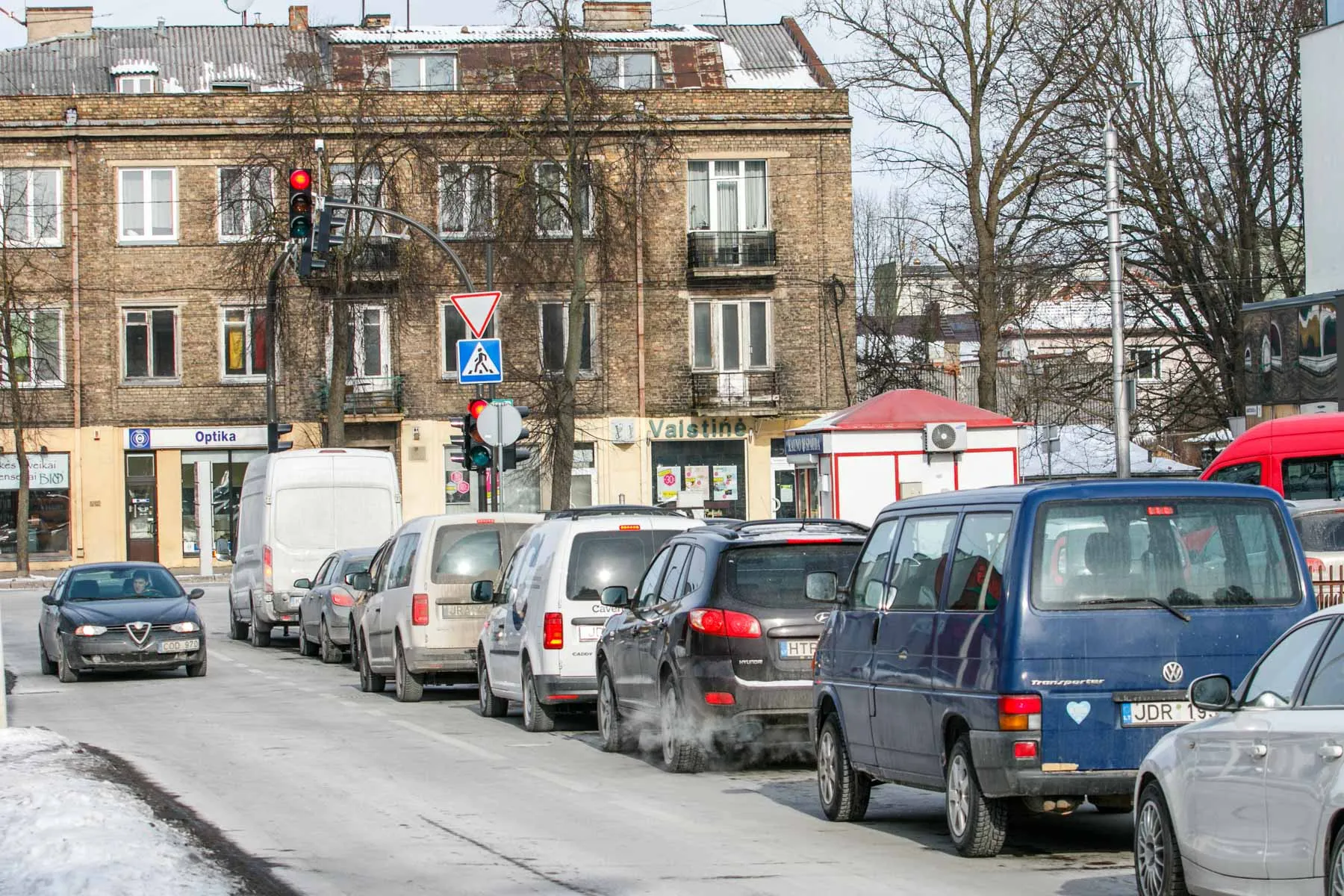 Šviesoforas Aukštaičių gatvėje