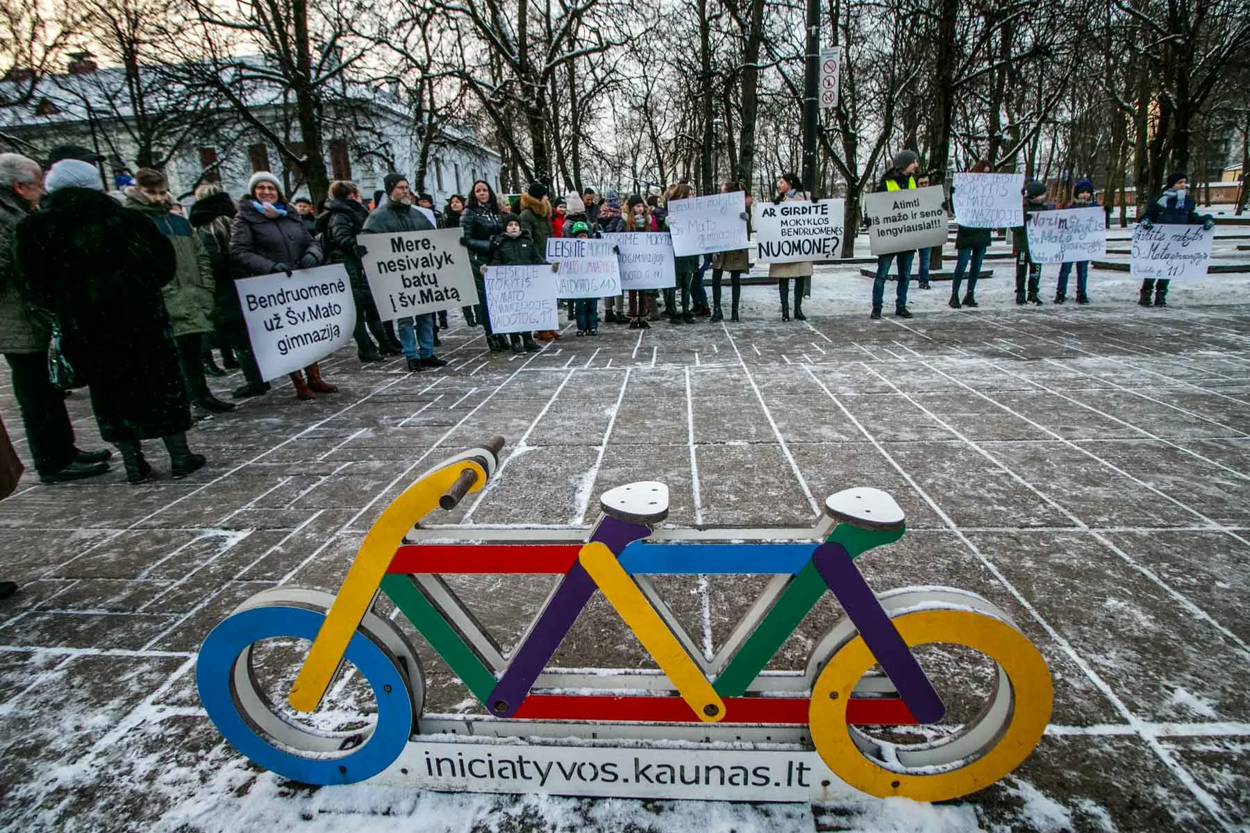 Piketas prie Kauno miesto savivaldybės