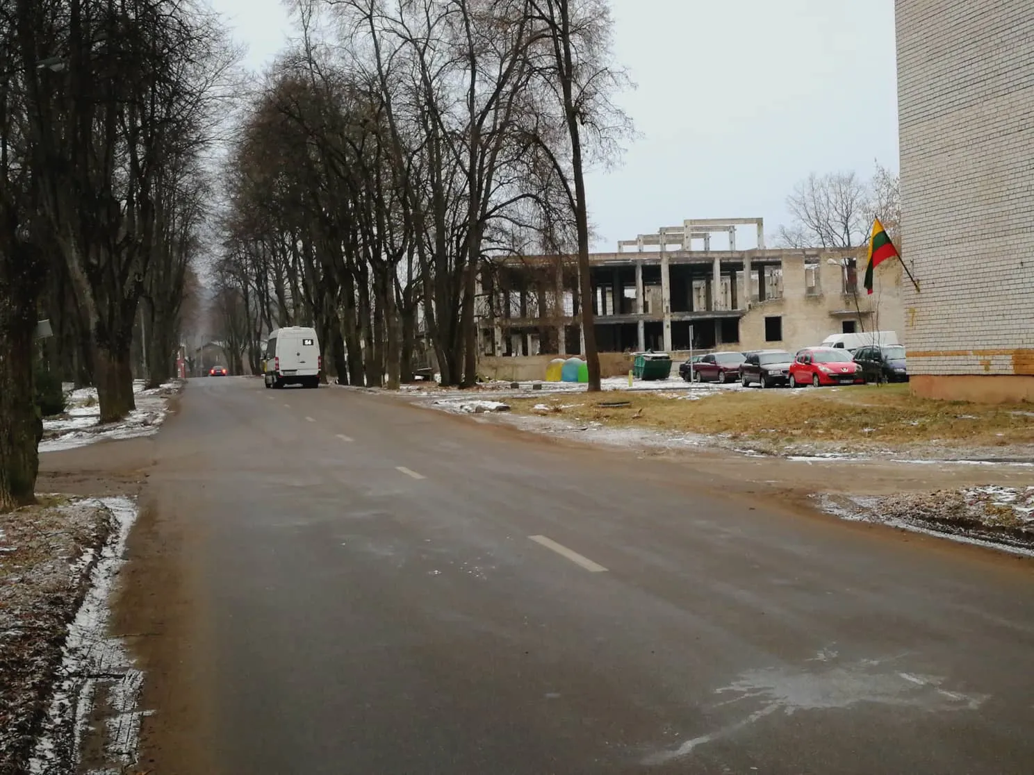 Mikroautobusas Plento gatvėje