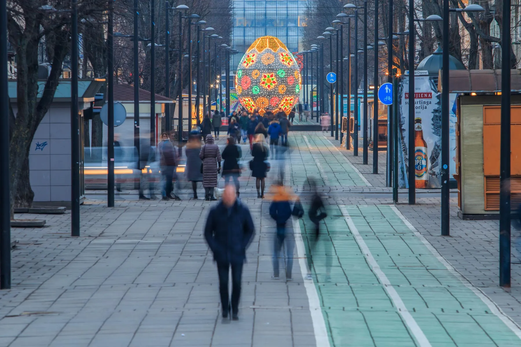 Velykiniai margučiai mieste