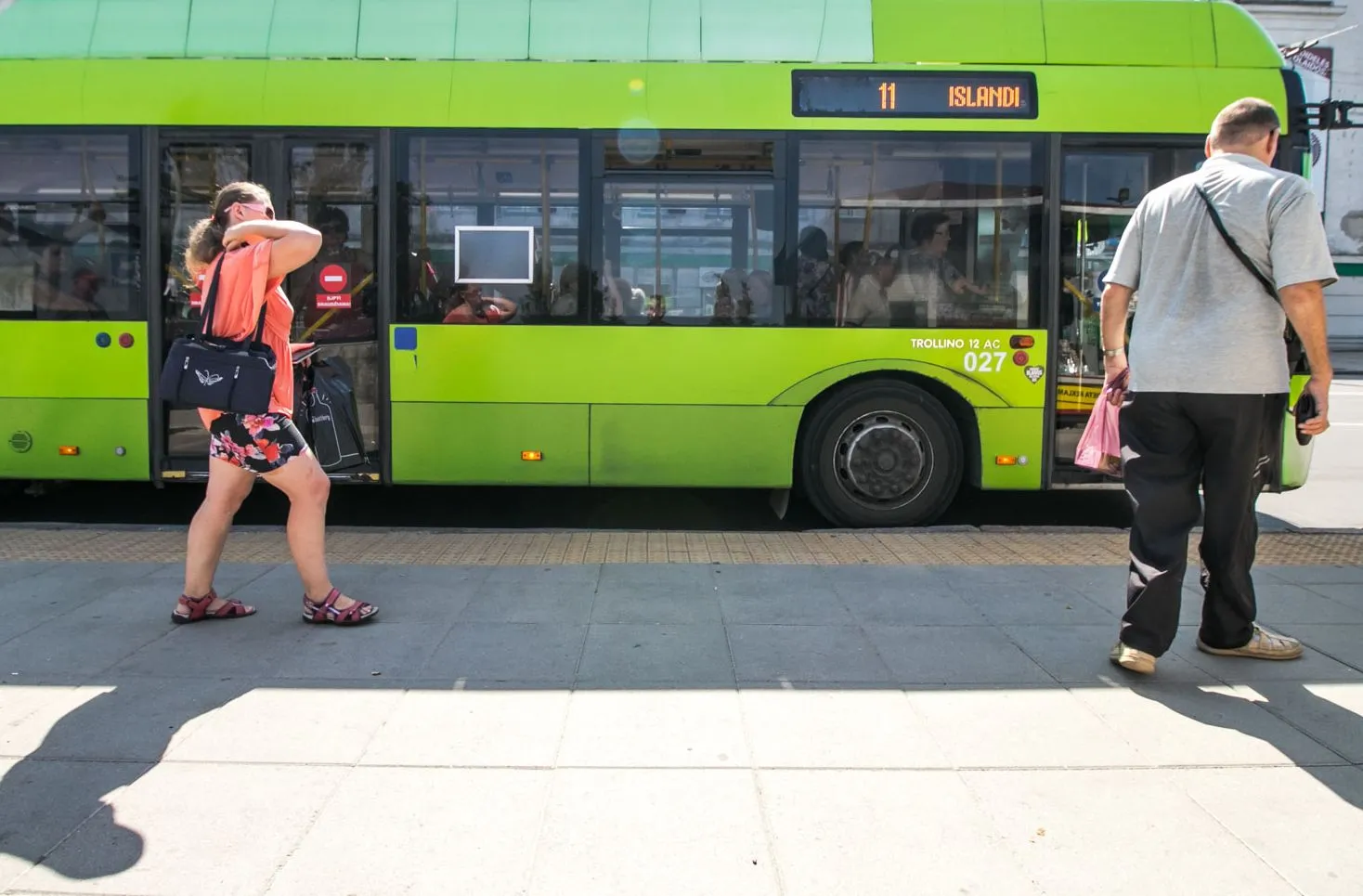 Troleibusas, eismo pakeitimai Ašigalio gatvėje