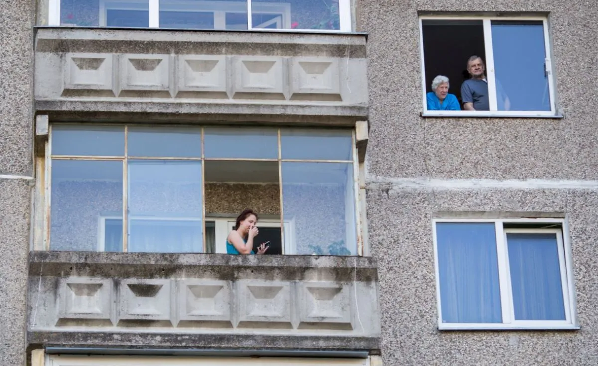 Šildymas, daugiabutis, langai, vėdina