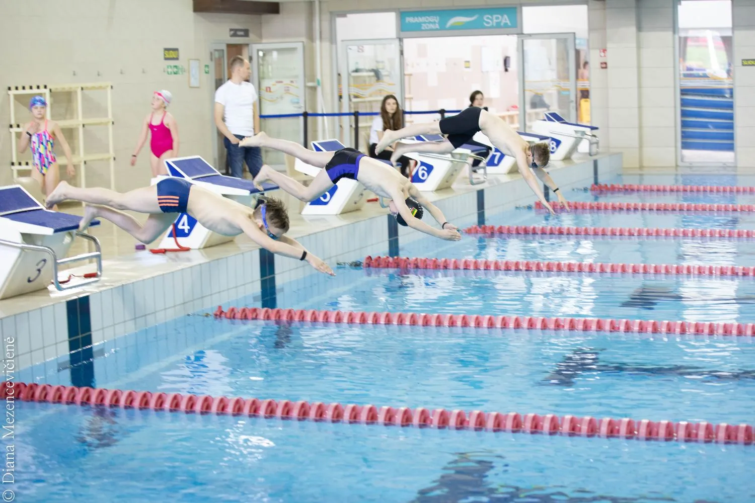 Plaukimo varžybos Girstučio baseine