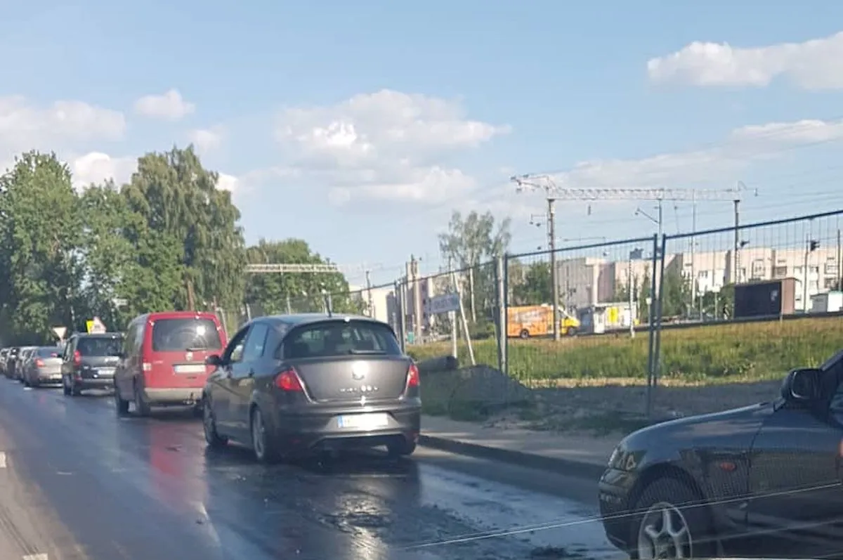 Skystėjanti danga prie Amalių sankryžos