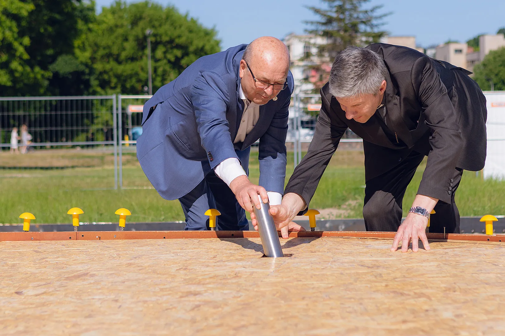 Simbolinė Vyčio skulptūros kapsulė