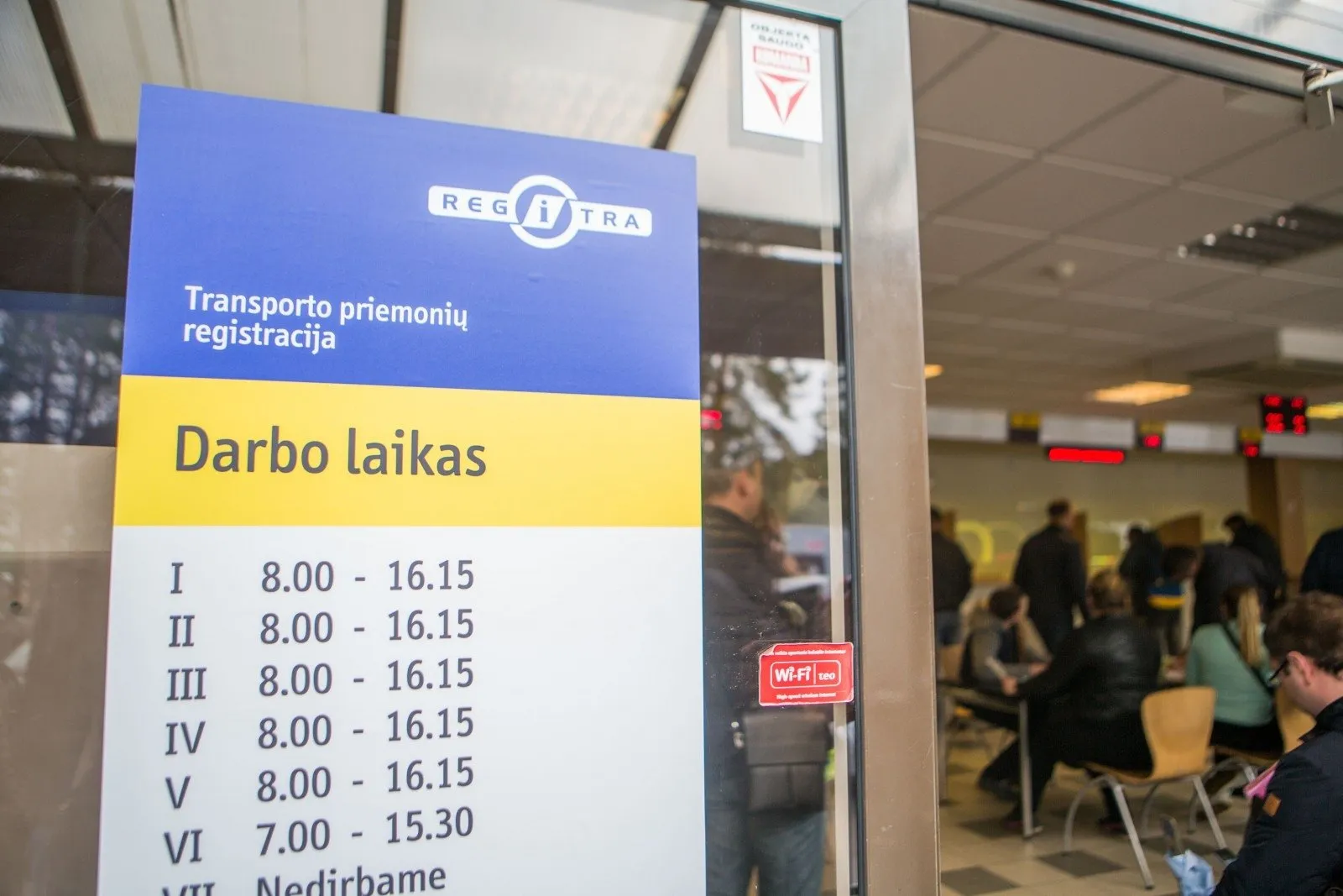 Techninė apžiūra, „Regitra“