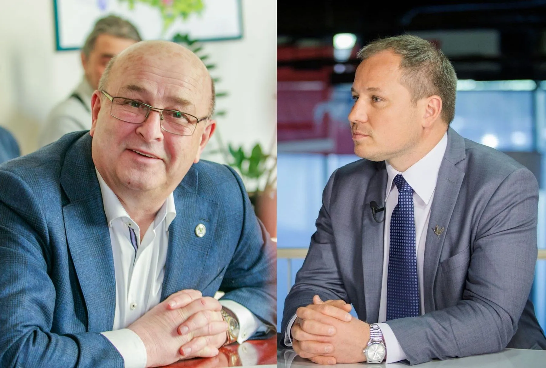 Visvaldas Matijošaitis ir Giedrius Surplys