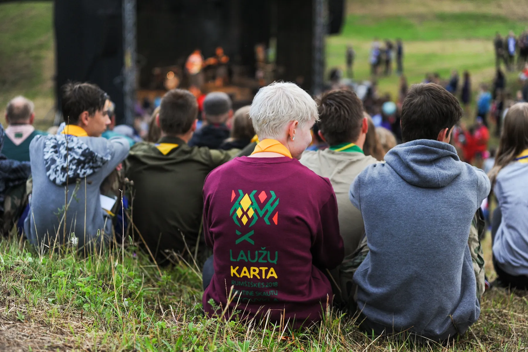 Skautų stovykla Rumšiškėse