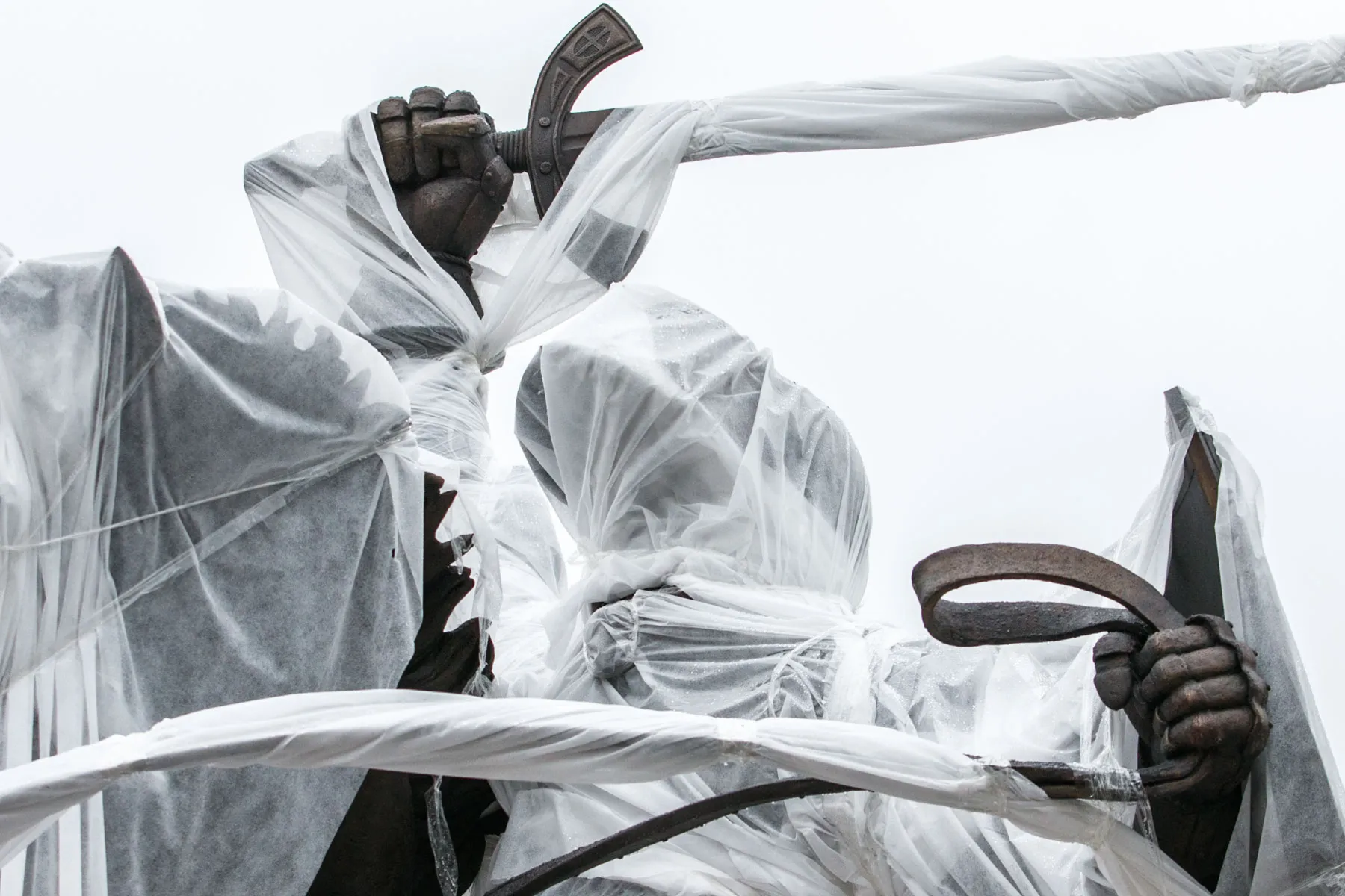 „Laisvės karys“ prie Kauno pilies