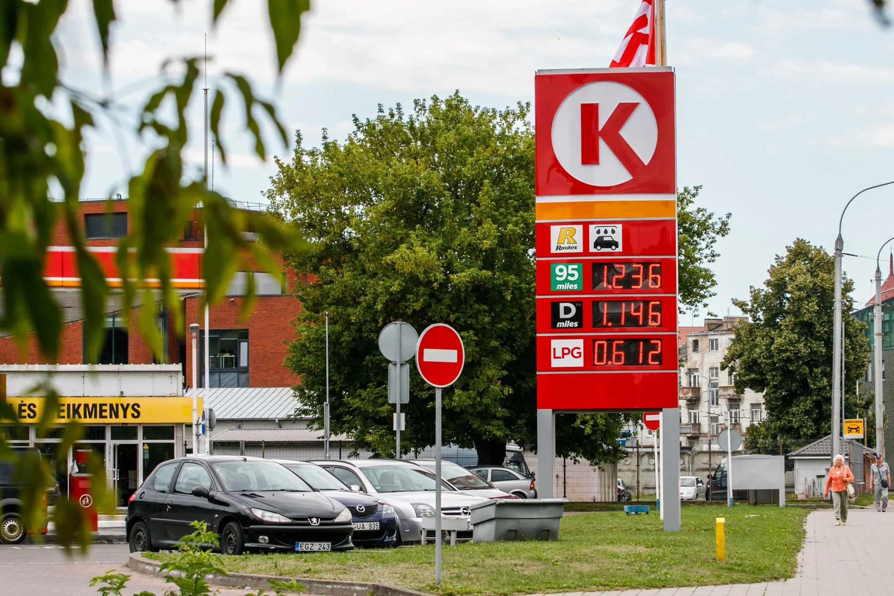 Degalų kainos Kaune