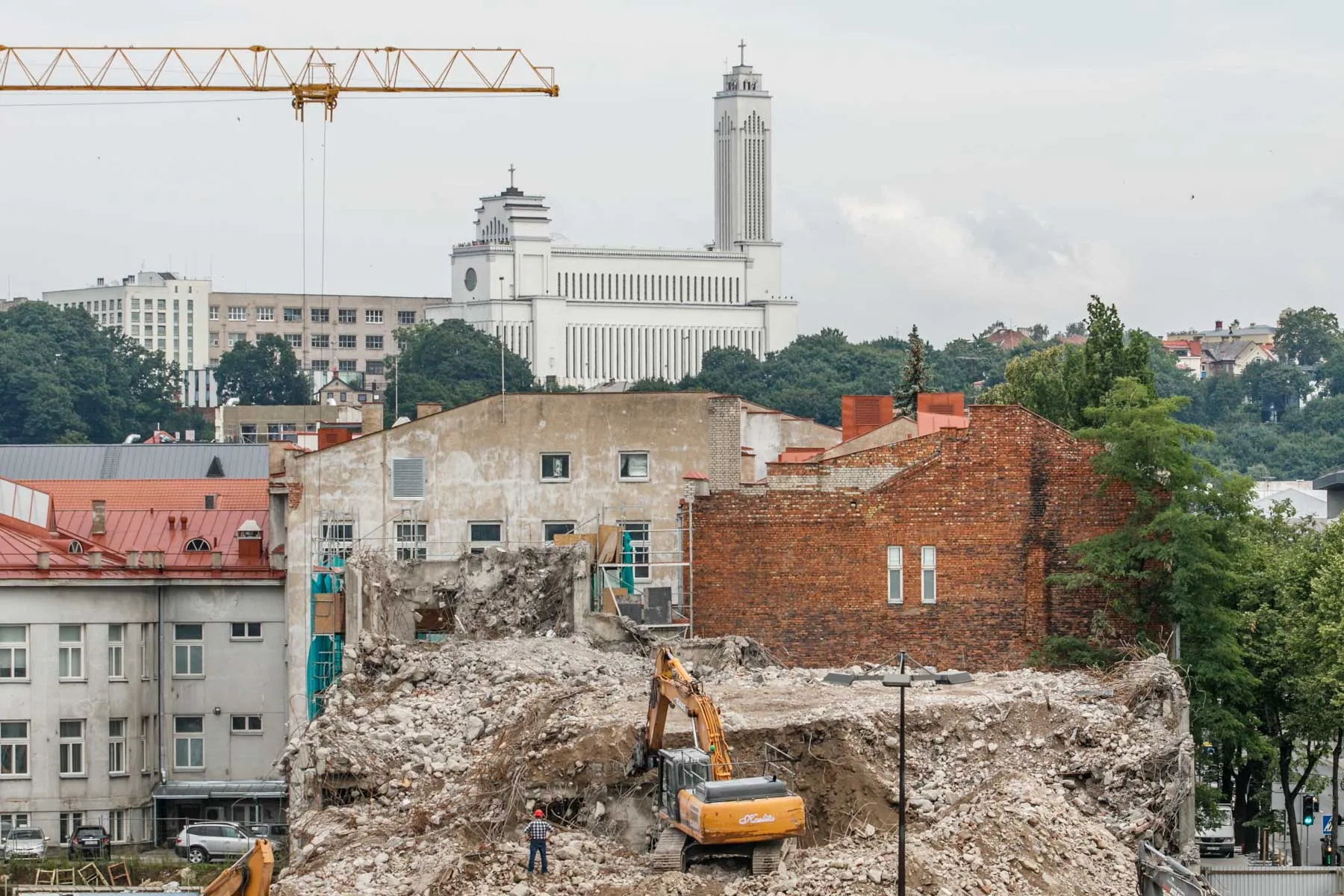 Kauno pastatai "vaiduokliai"