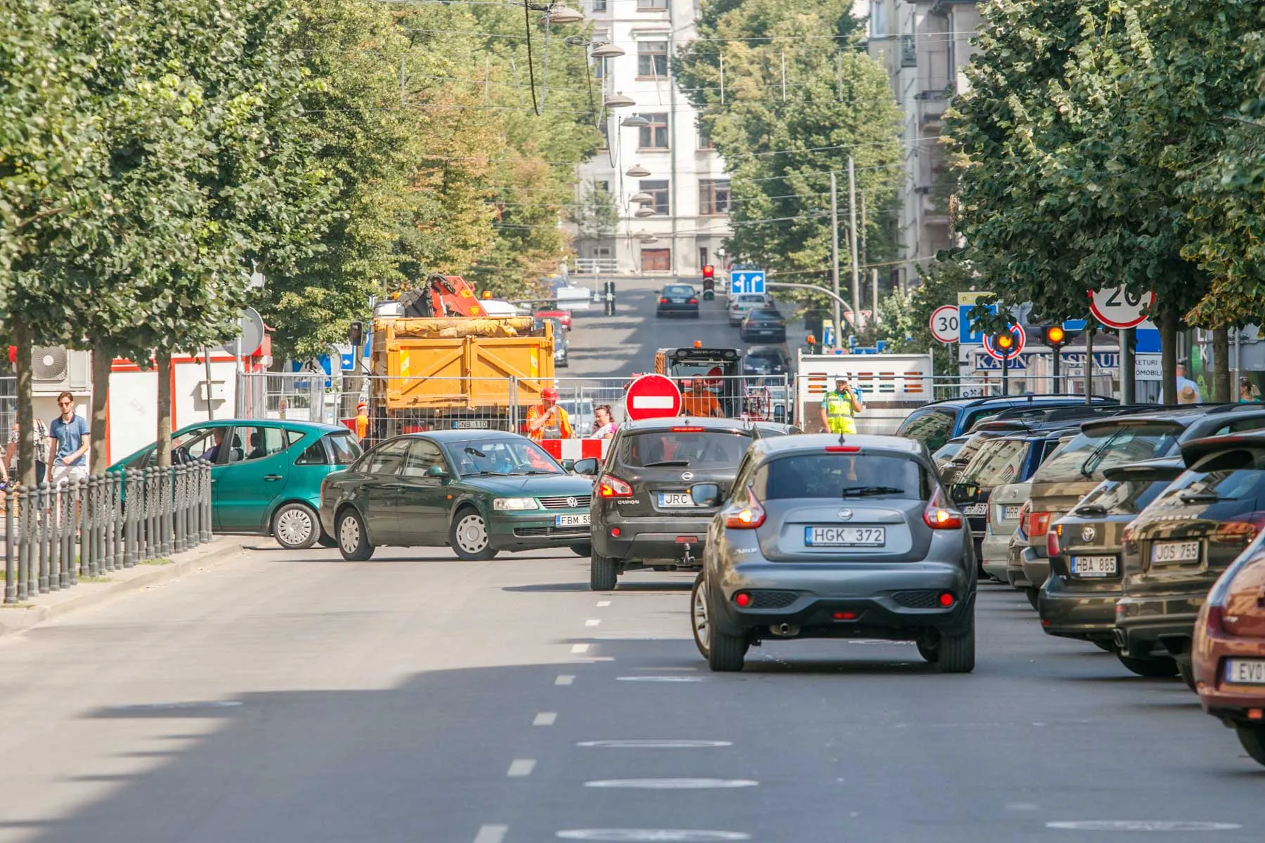 Eismo ribojimas Maironio gatvėje