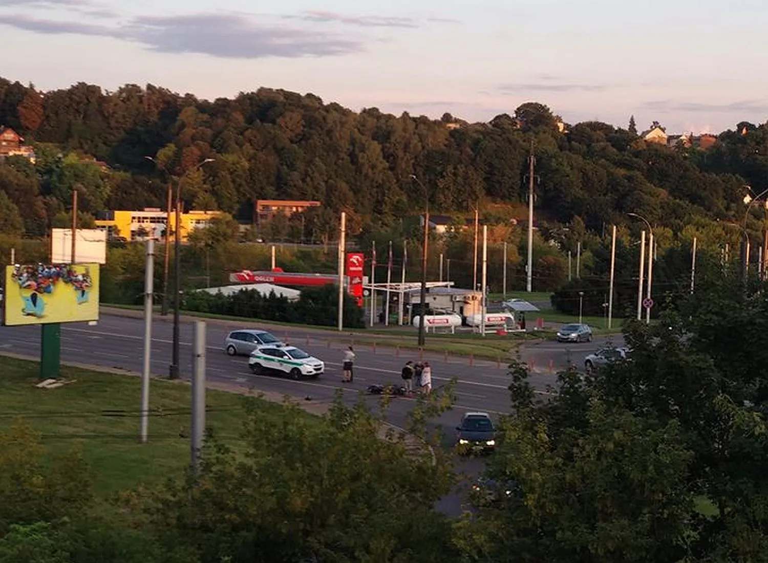 Avarija ant Varnių tilto.