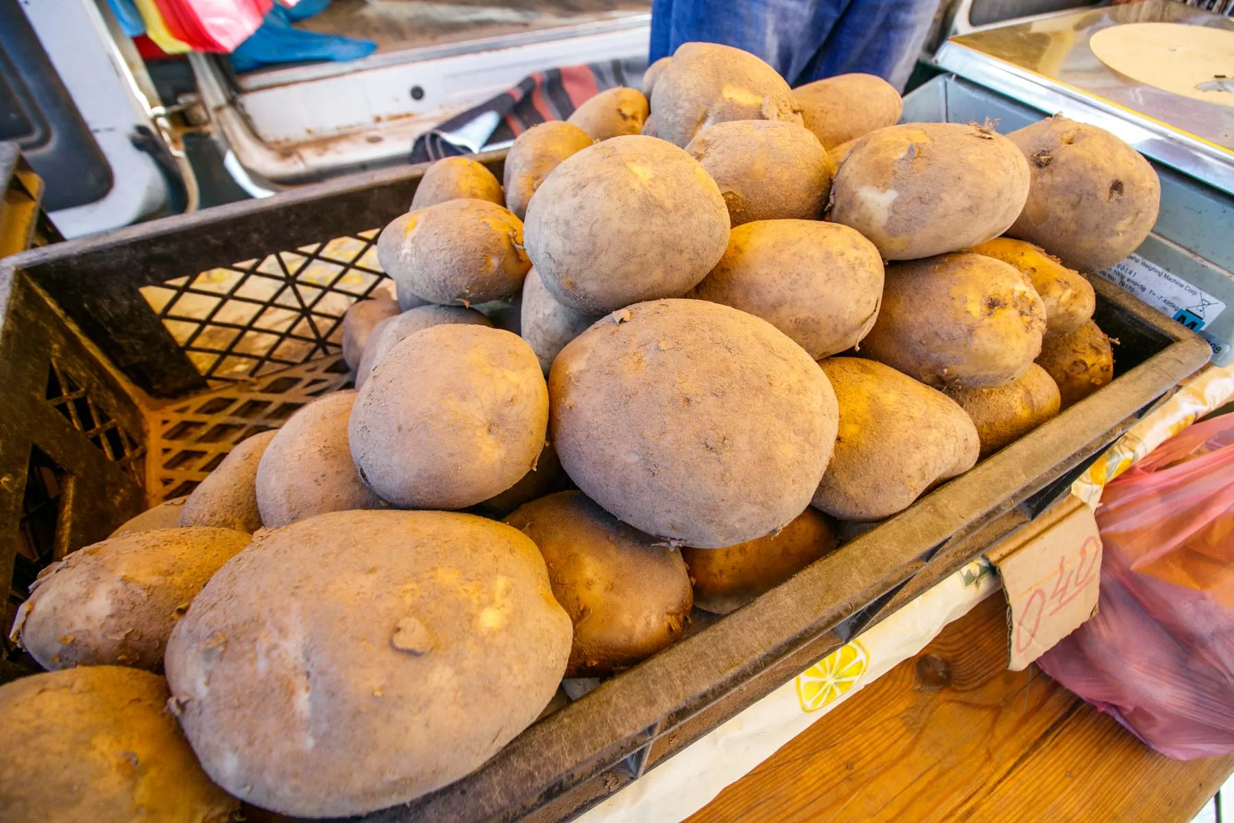 Kauno turgus, bulvės