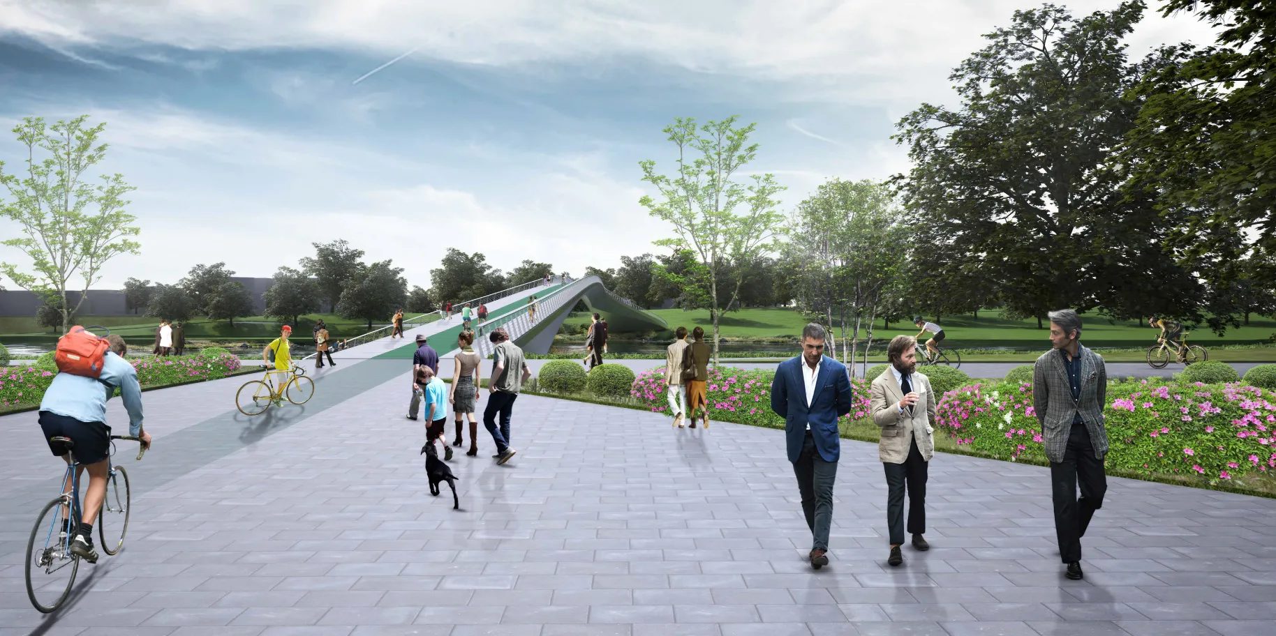 Pėsčiųjų tiltas į Nemuno salą