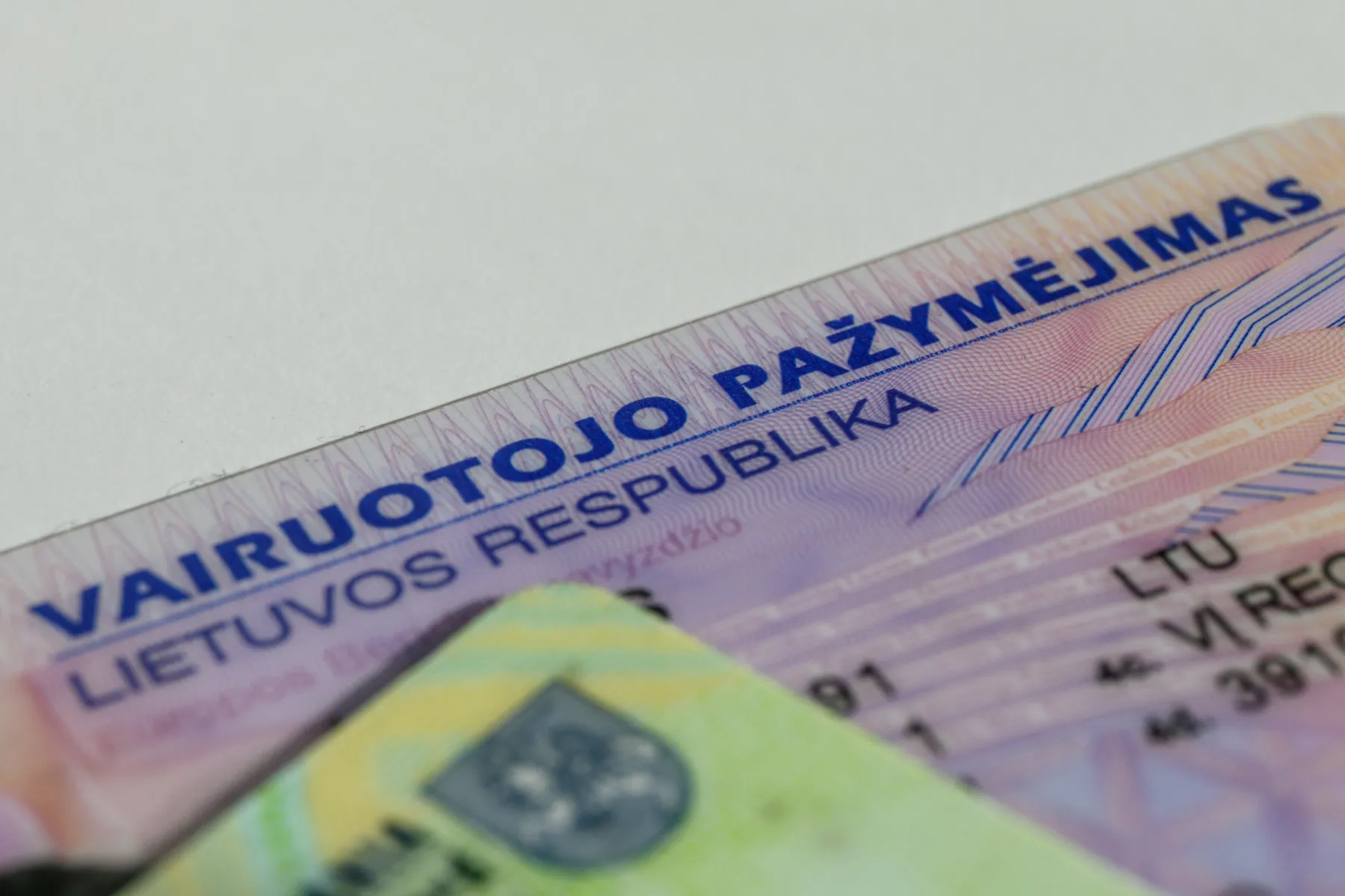 Vairuotojo pažymėjimas