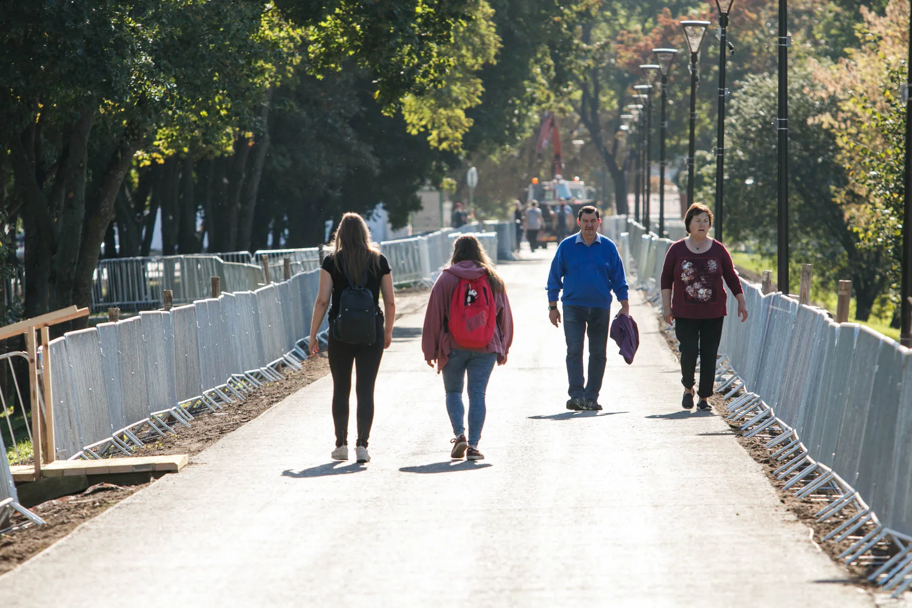 Pasiruošimas popiežiaus vizitui Santakos parke