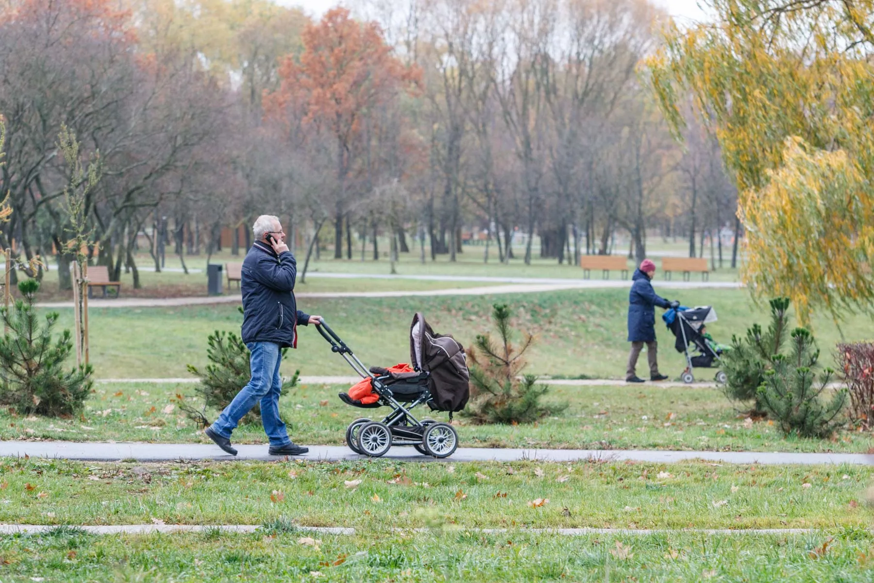Vaikai, kūdikiai, mama, vėžimėliai