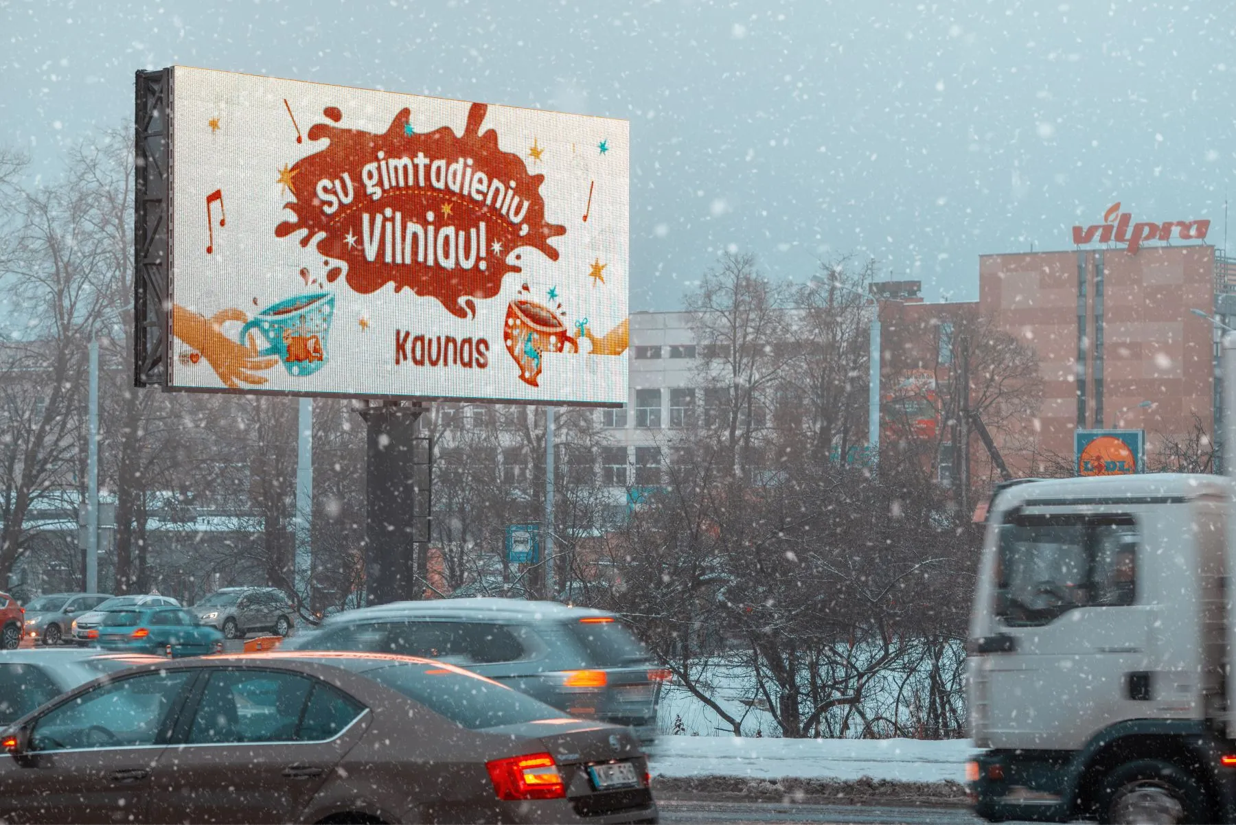 Kaunas sveikina Vilnių su gimtadieniu