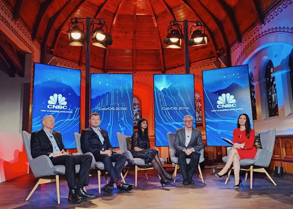 Einaras von Gravrock Pasaulio ekonomikos forume Davose