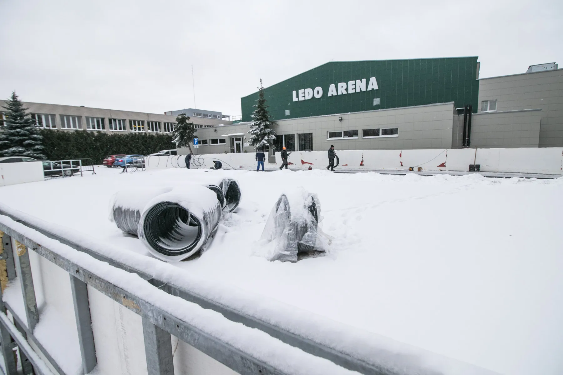 Statoma čiuožykla prie Ledo arenos