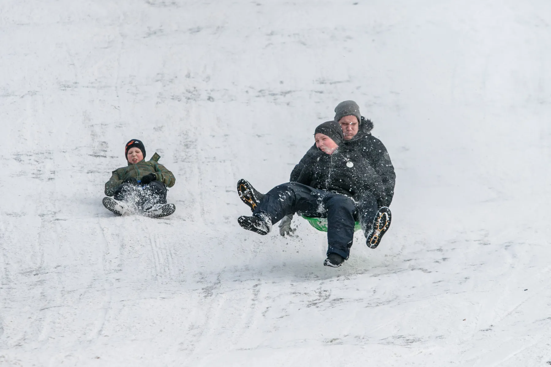 Kauniečių žiemos pramogos Kleboniškio miške ir prie Kauno pilies