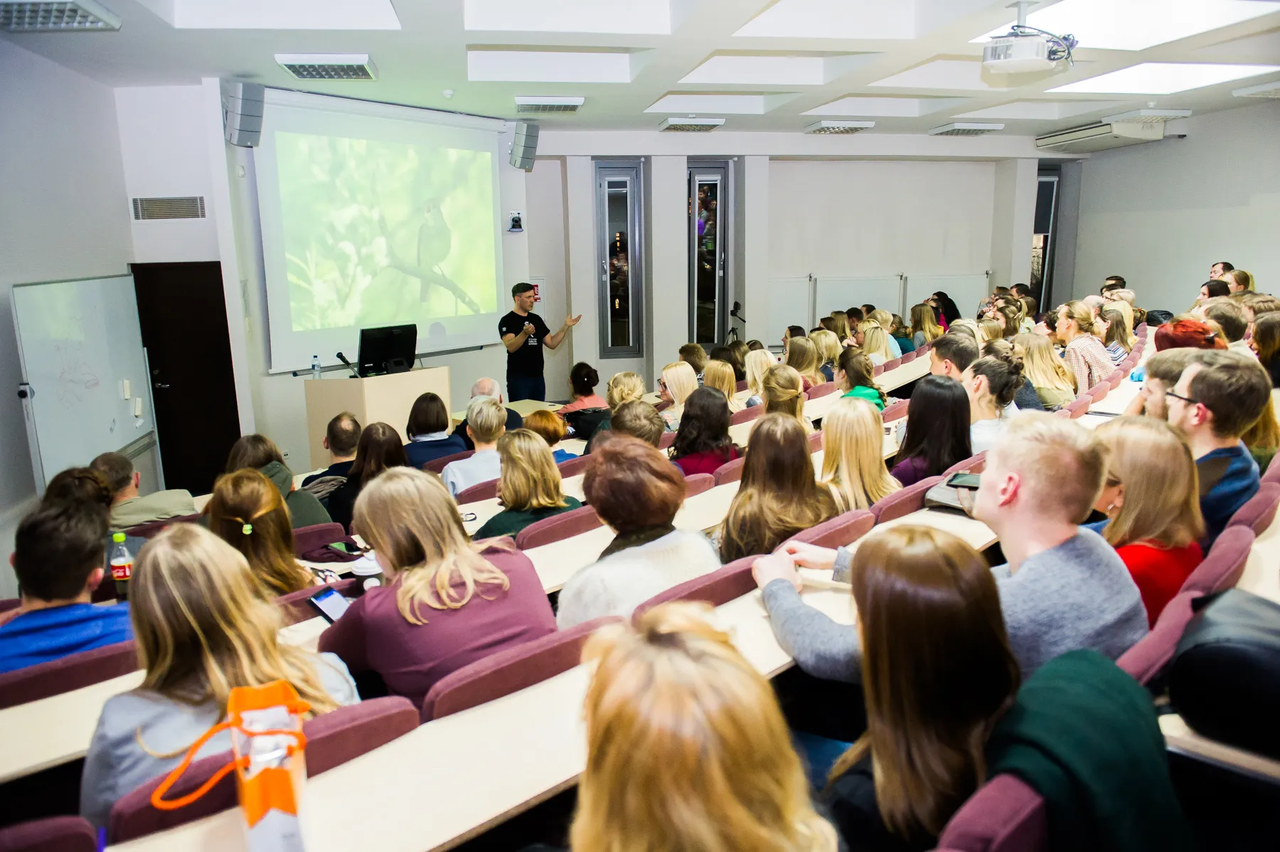 Gamtos fotografo M. Čepulio paskaita