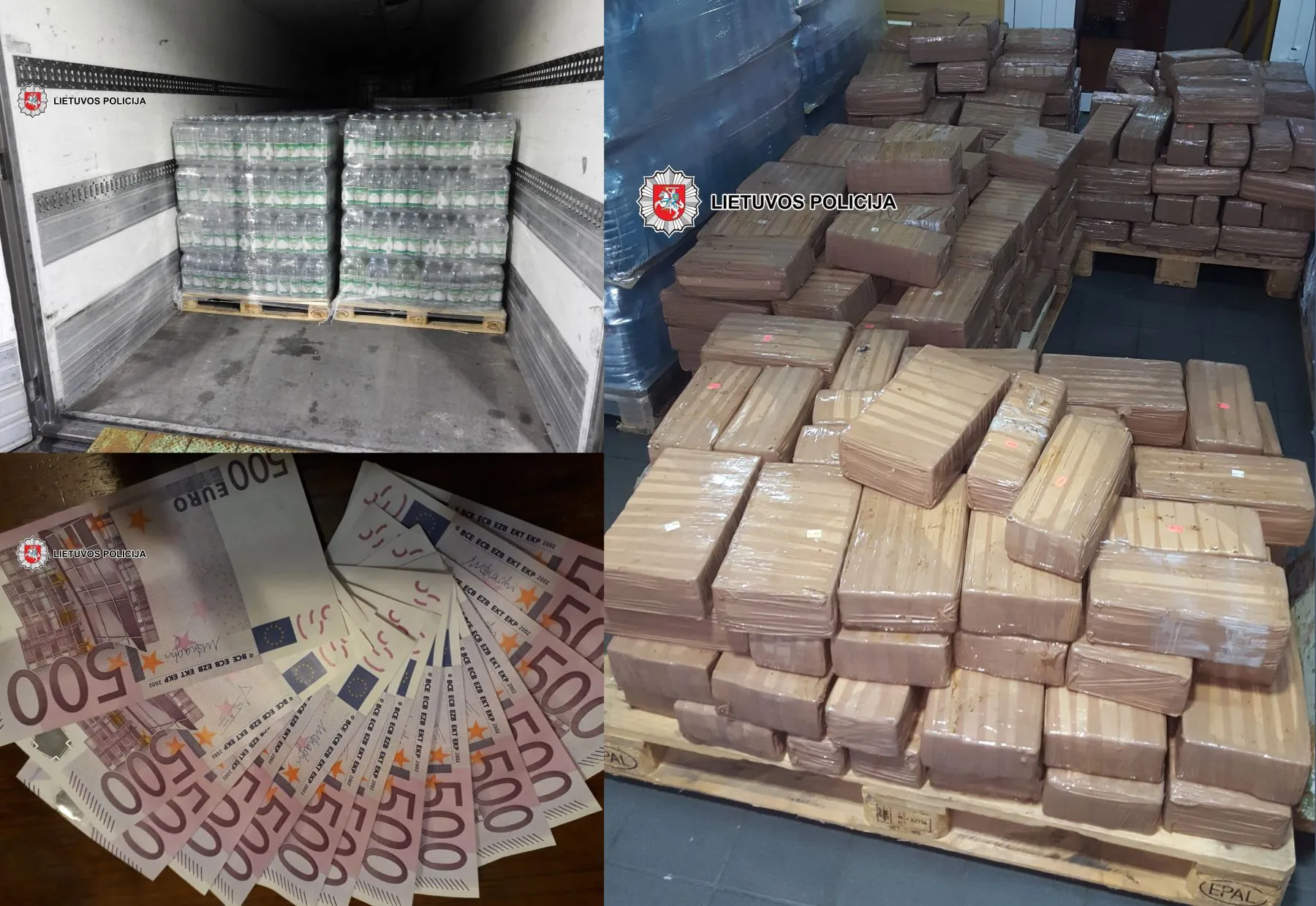 Latvijos pasienyje sulaikyta pusantros tonos hašišo