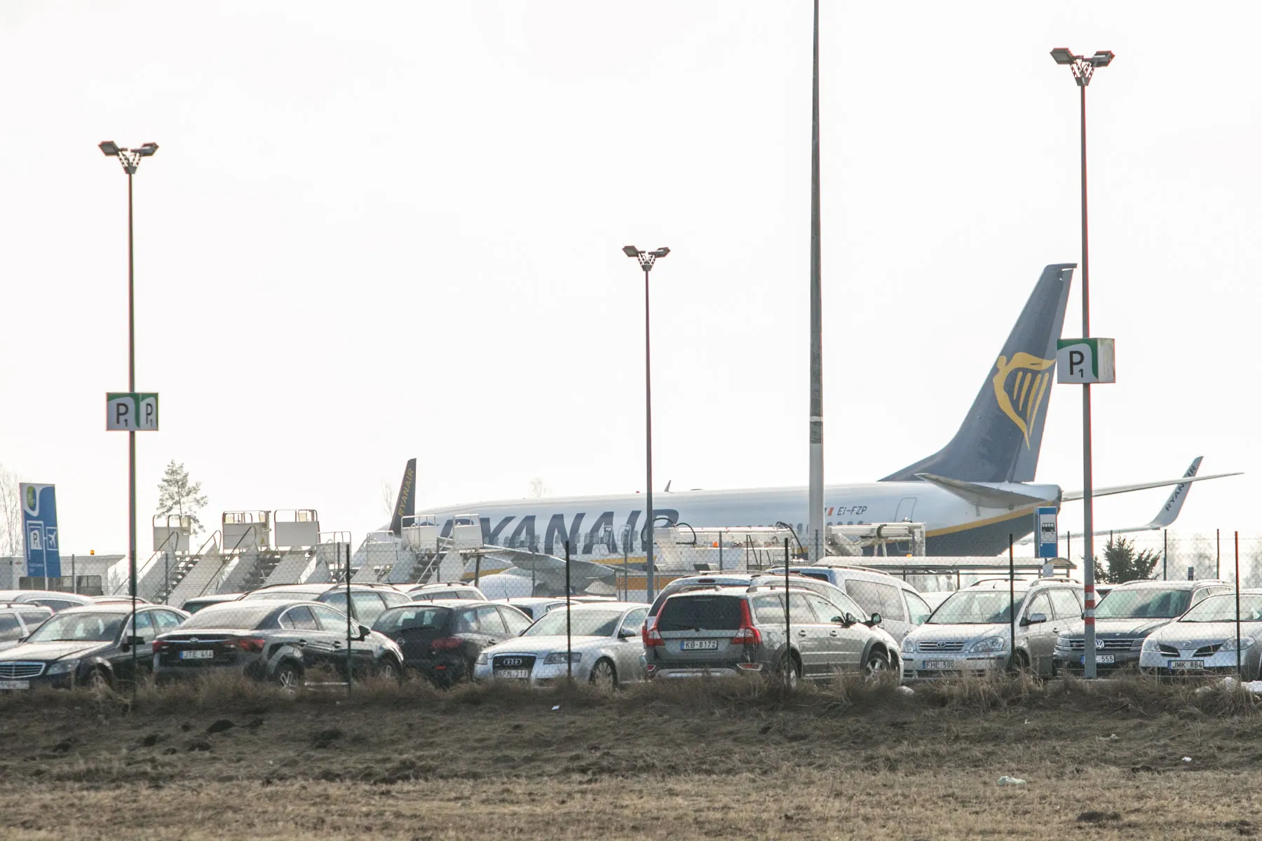 kauno oro uostas Sunkvežimių spūstis Karmėlavoje