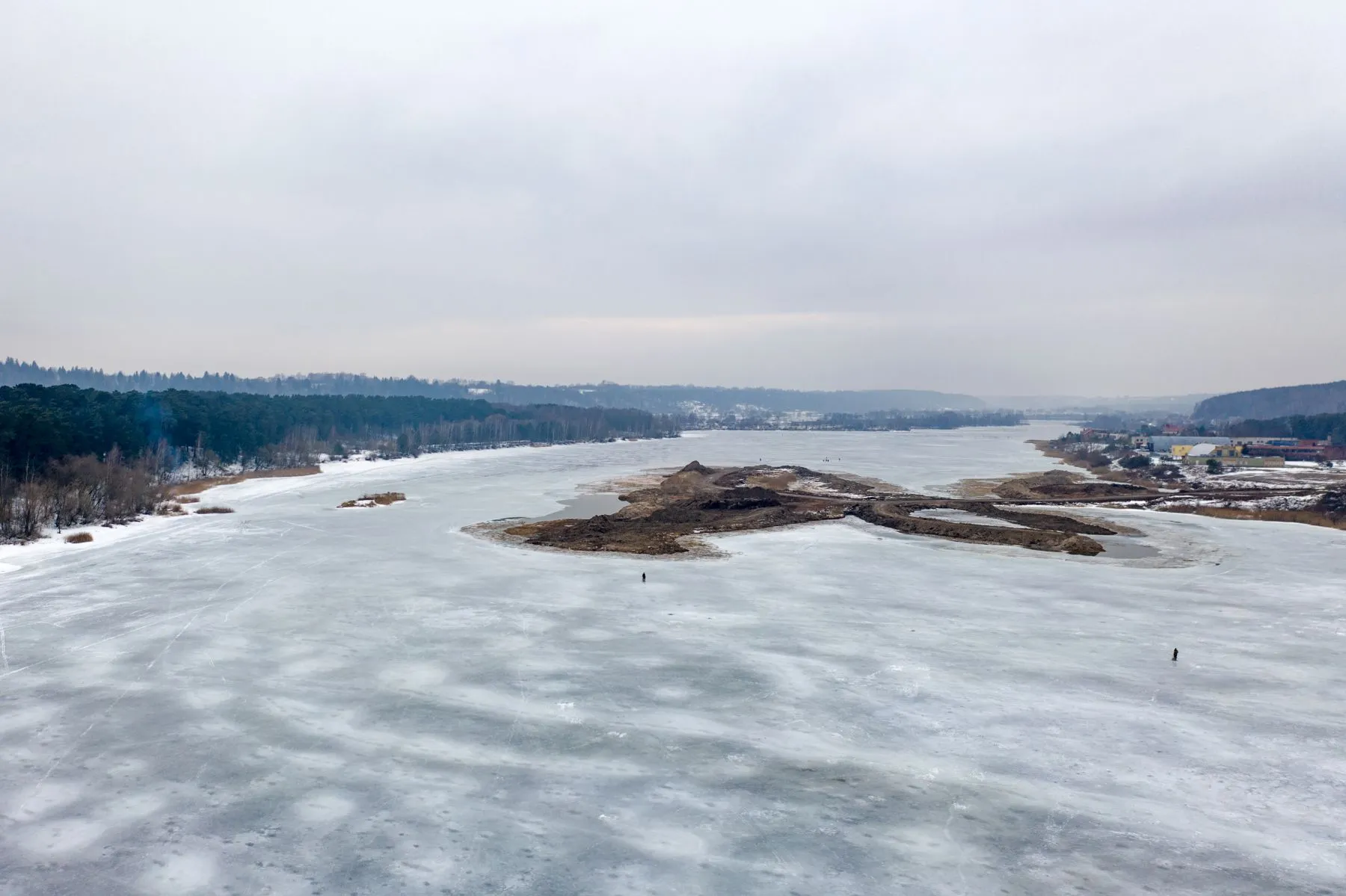Irklavimo bazės statybos Lampėdžio ežere
