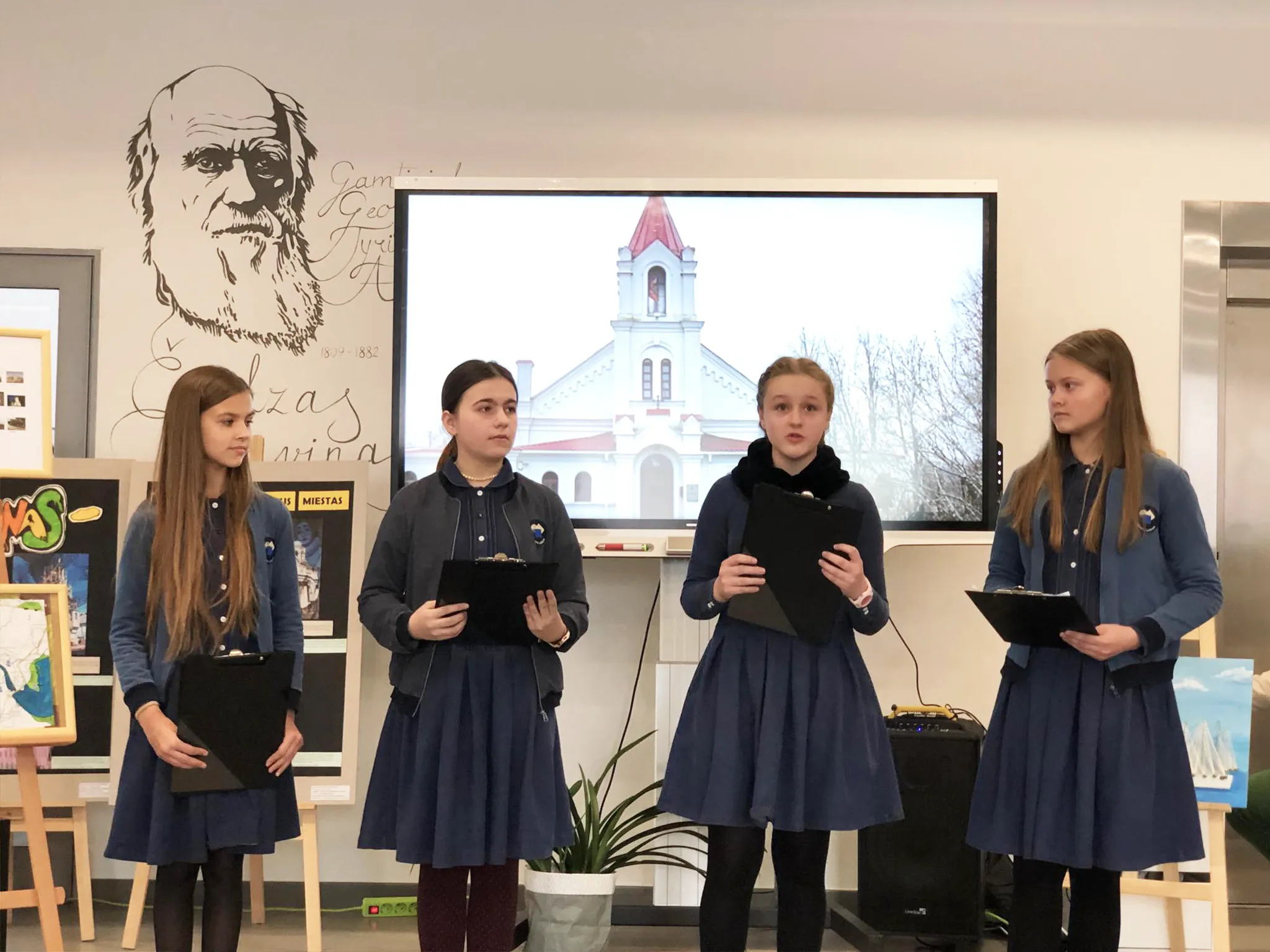 Akimirka iš Erudito licėjuje vykusio renginio